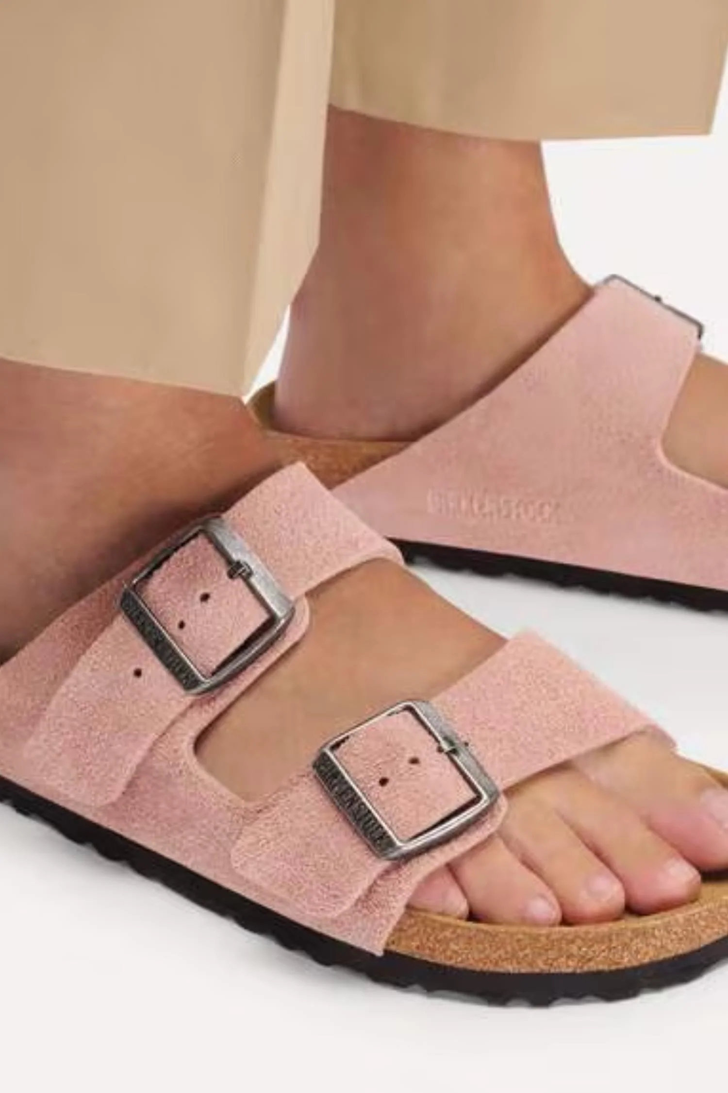 Women's Arizona Suede Leather- Pink Clay - Image 6