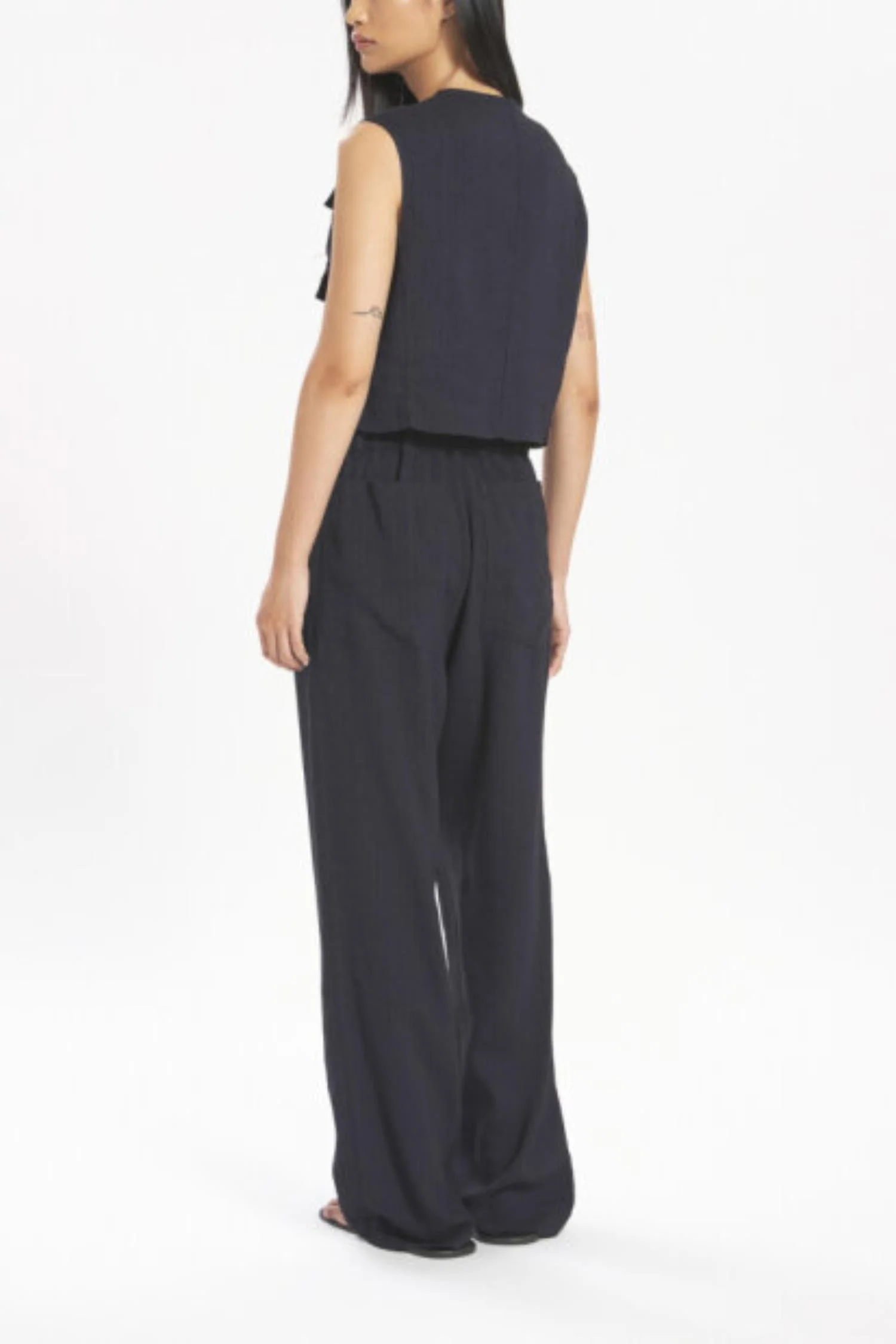 Trousers Ida Tendon- Navy - Image 7