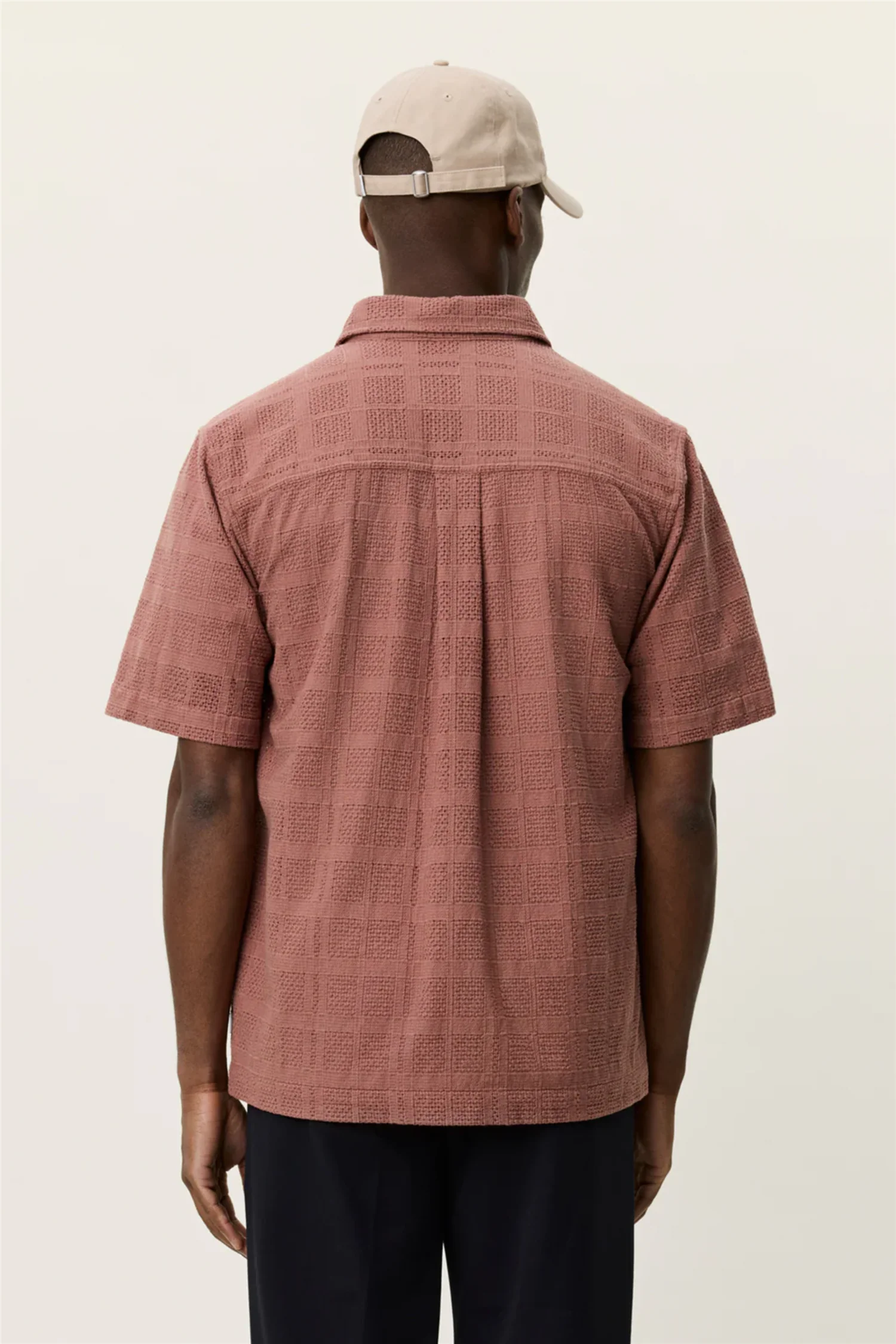 Charlie SS Shirt Cognac Red - Image 6