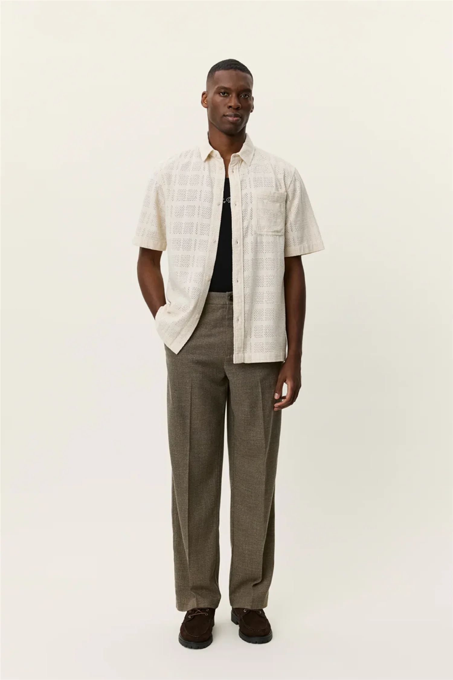 Charlie SS Shirt Ivory - Image 3
