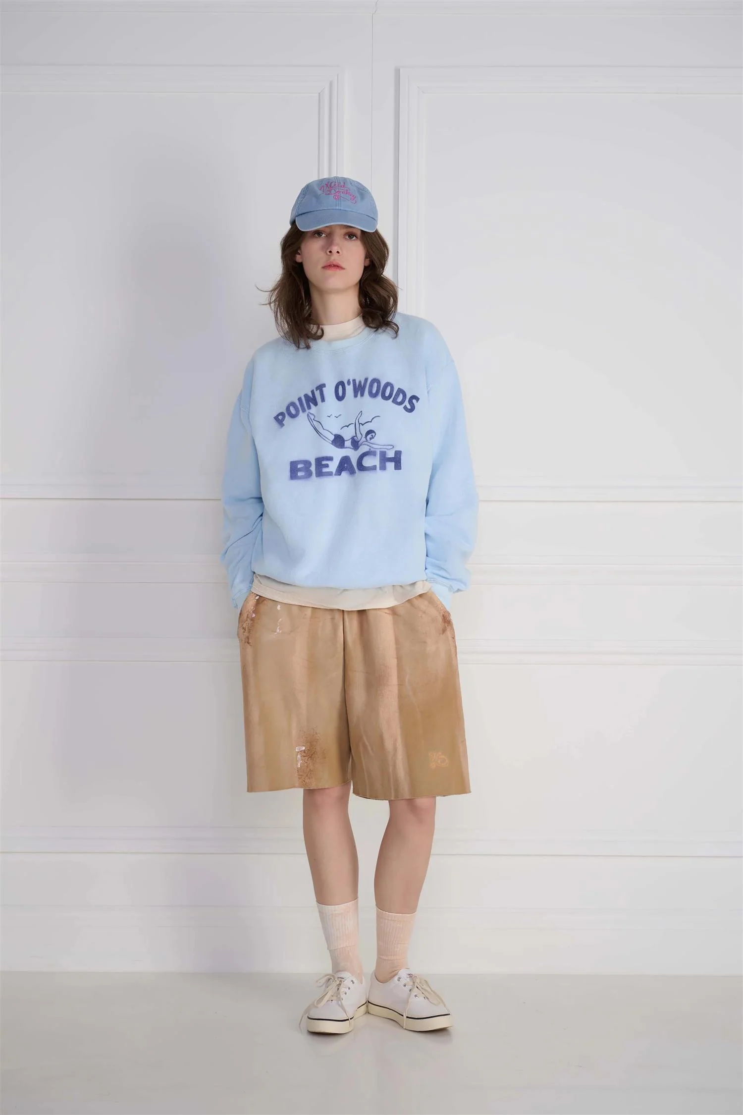 Point Crewneck Vintage Light Blue - Image 5