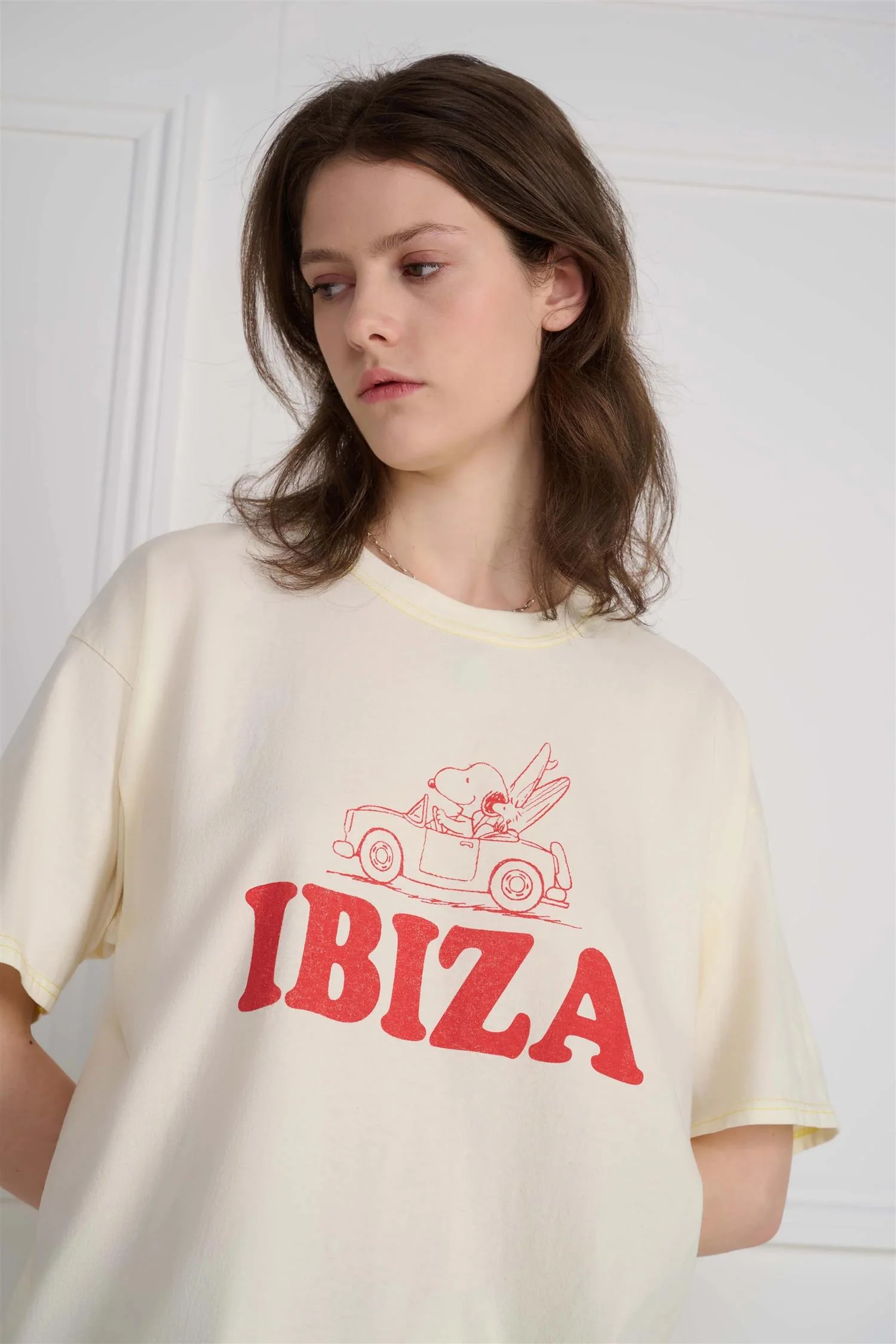 Ibiza T-Shirt Light Dyed Yellow - Image 3
