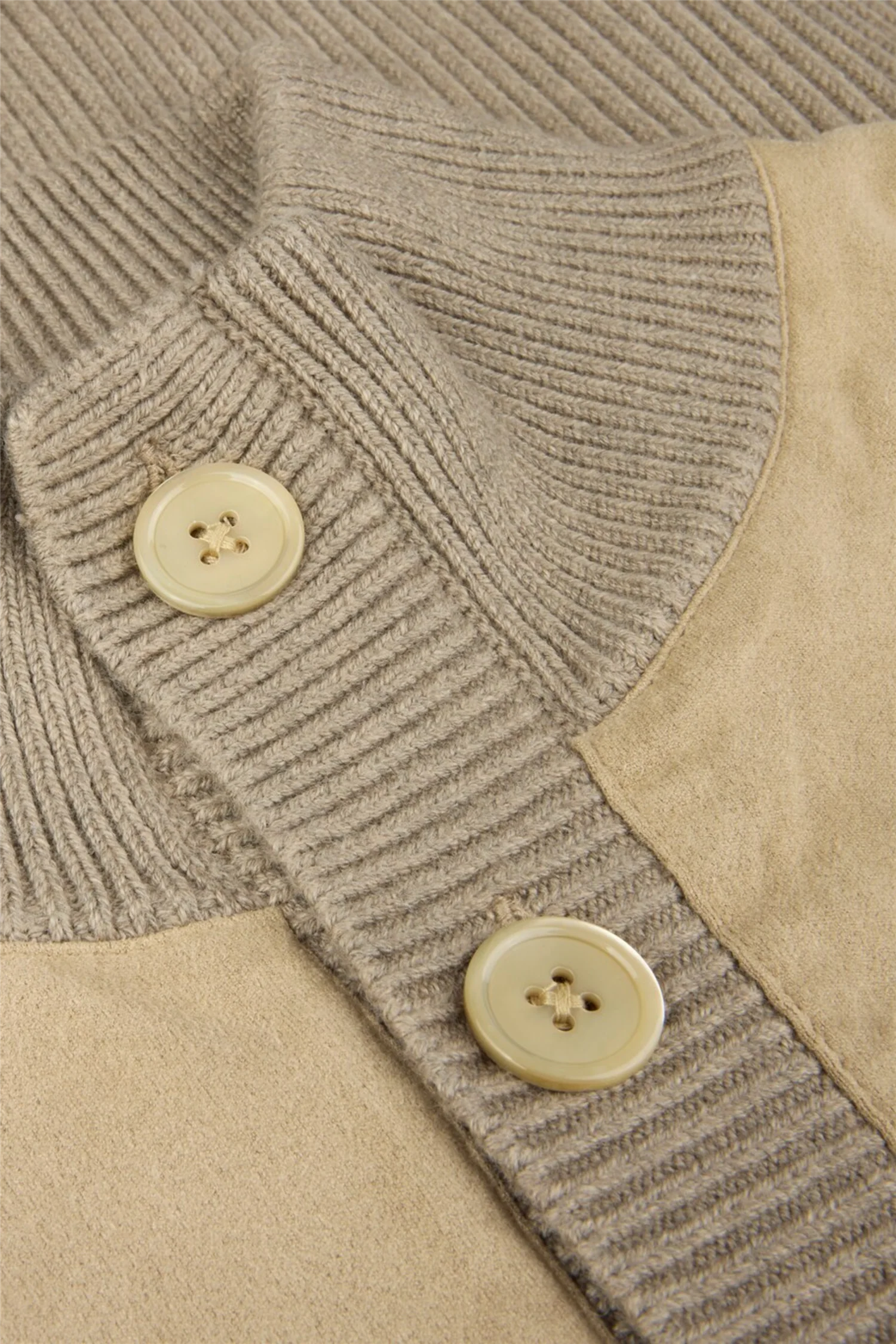 Light Beige Alcantara Cardigan - Image 3