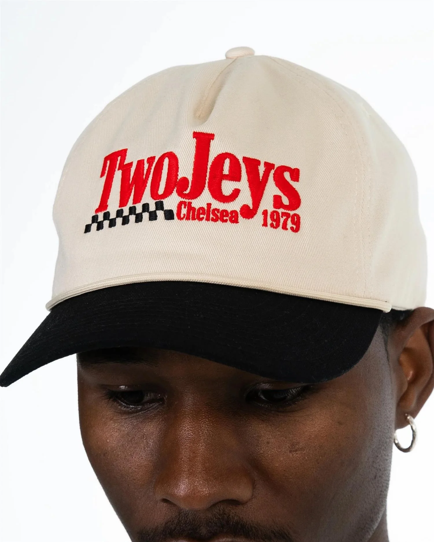 Racing Cap Beige/Navy - Image 5