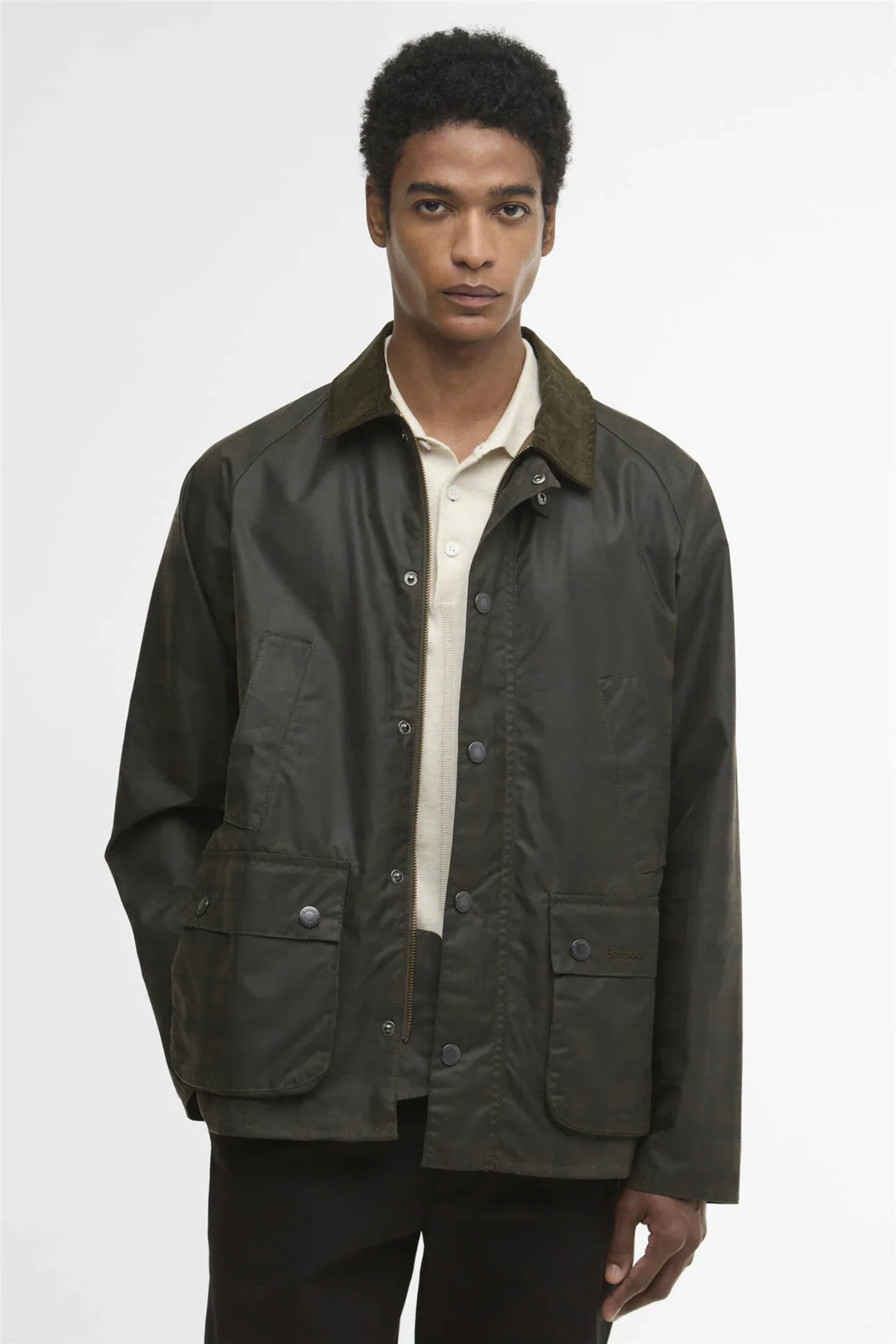 Tartan Ambleside Waxed Jacket Archive Olive Tartan - Image 2