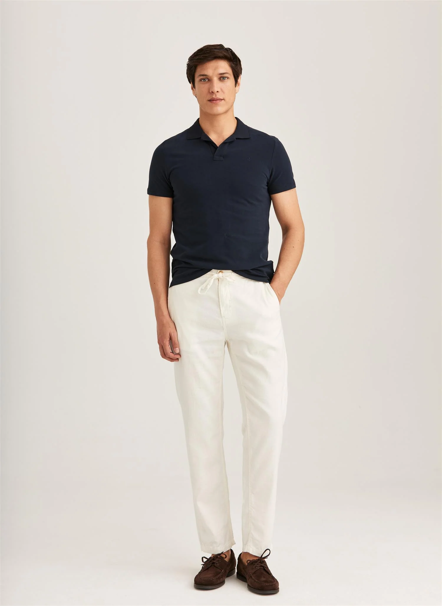Fenix Linen Trouser Off White - Image 4
