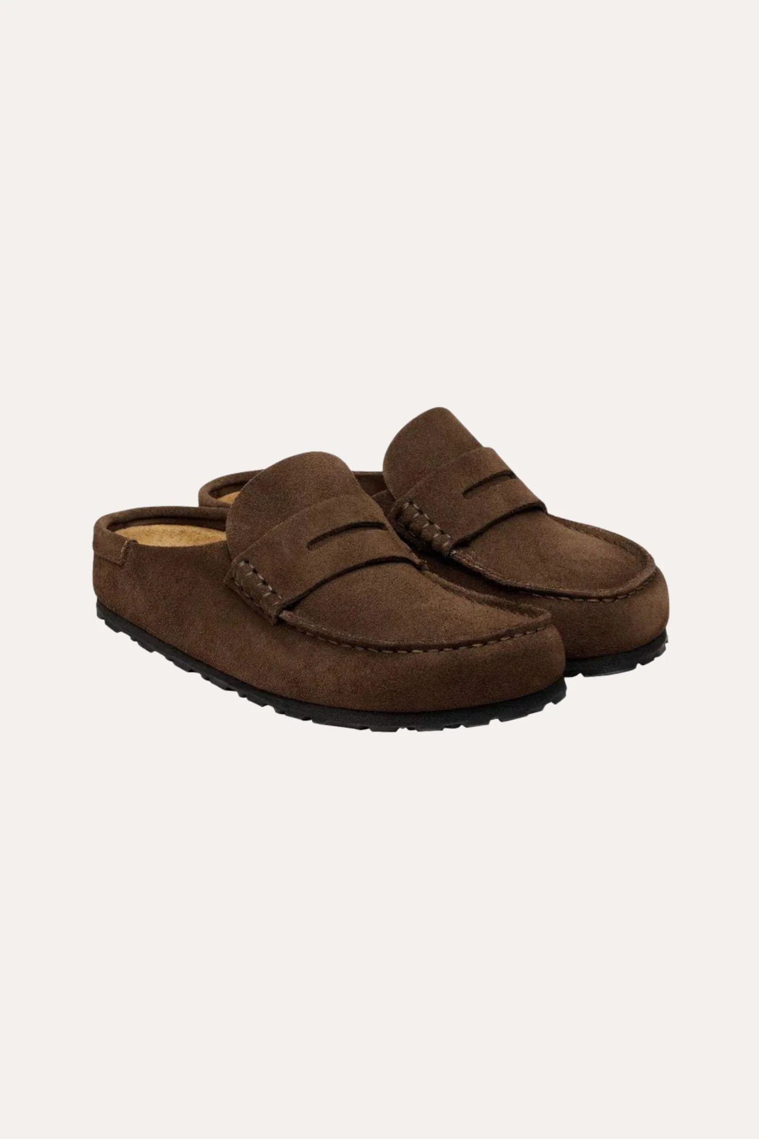 Women's Naples Wrapped Suede Leather- Carafe Tonal - Image 4