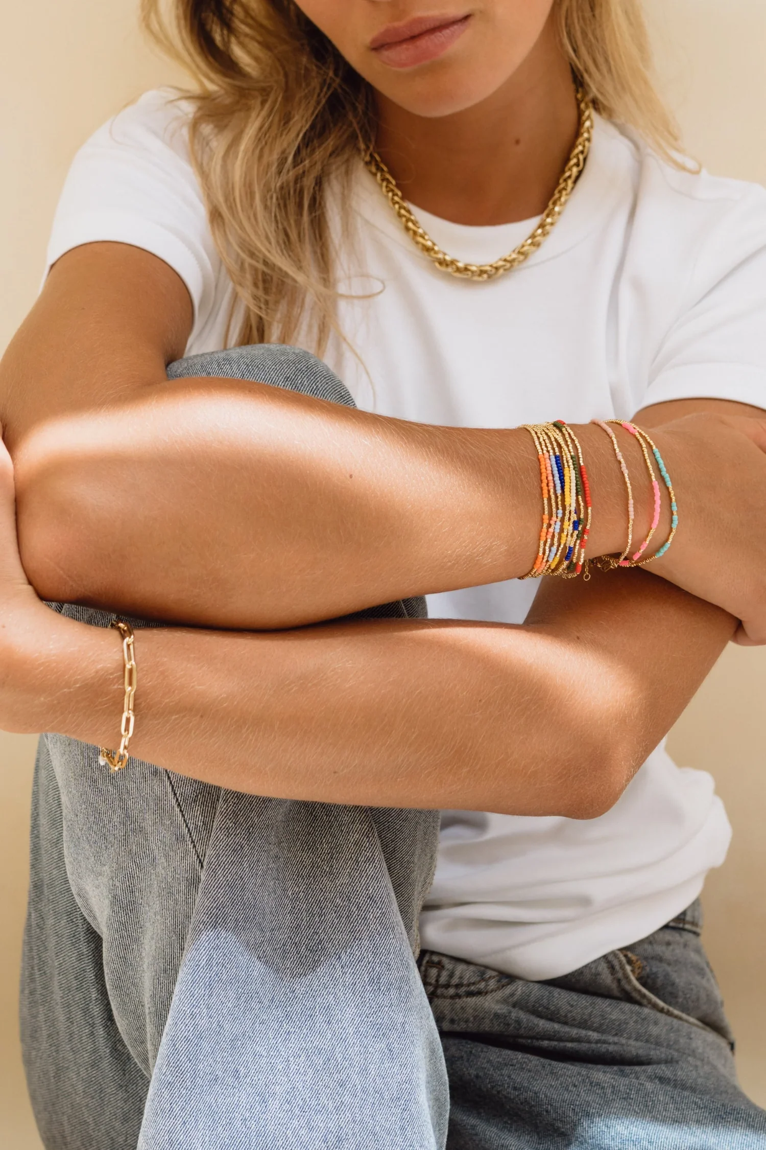 Asym Bracelet - Red - Image 2