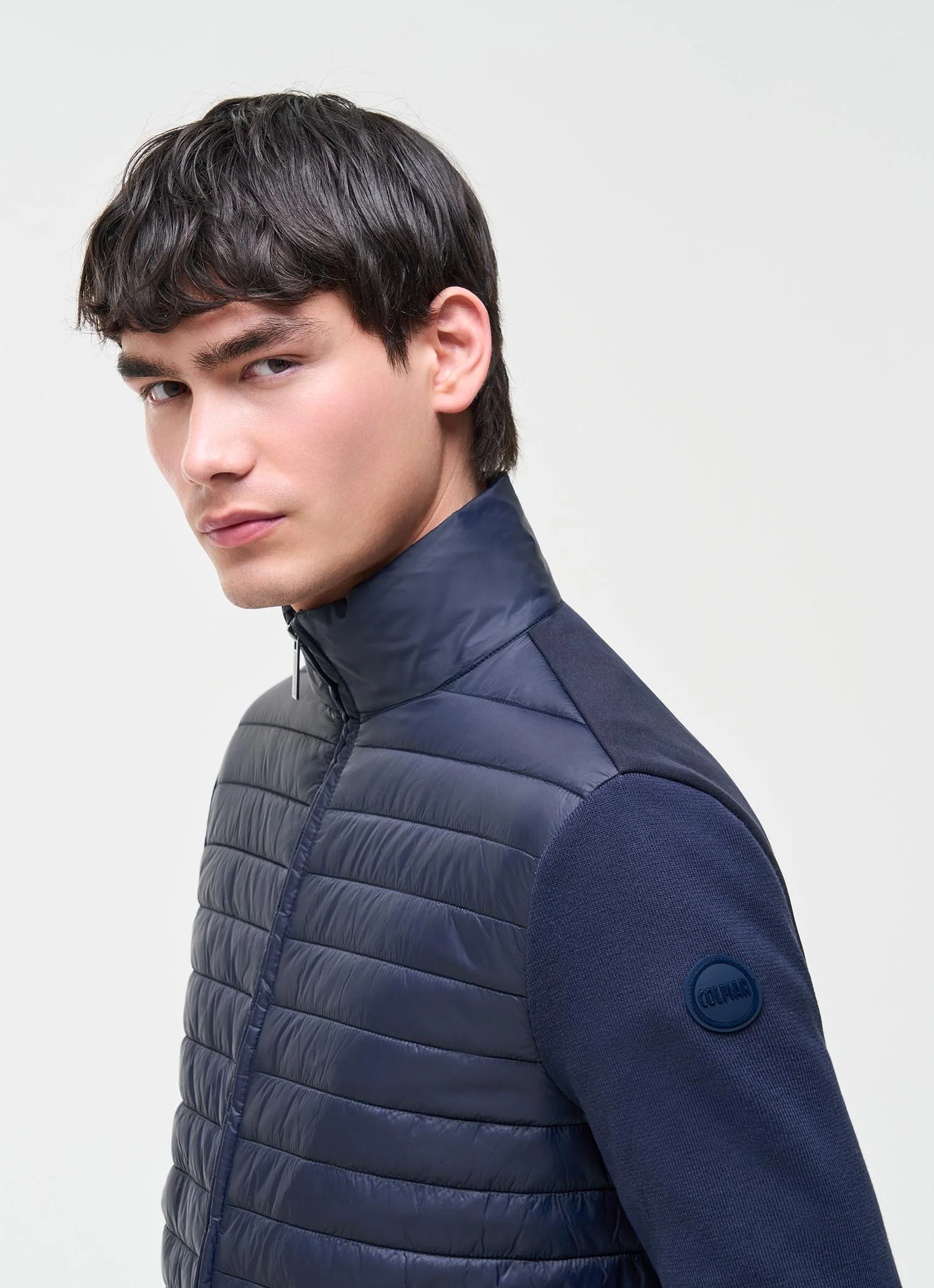 Hybrid Padded Jacket Navy Blue - Image 5