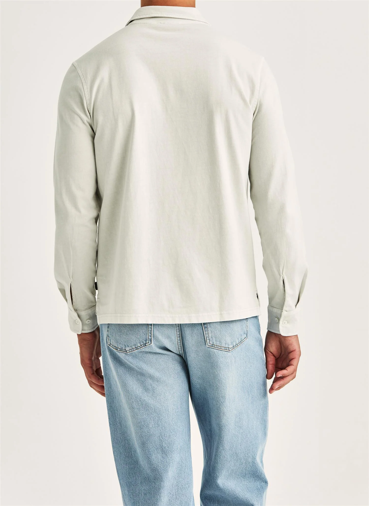 Harland LS Polo Shirt Off White - Image 3