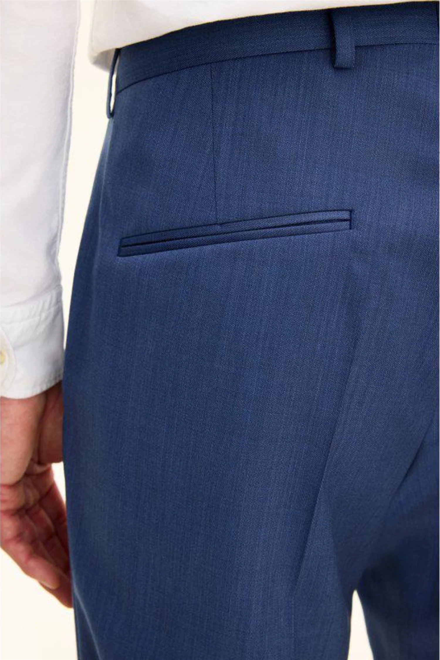 Dandy Wool Trousers Blue Tropic - Image 4