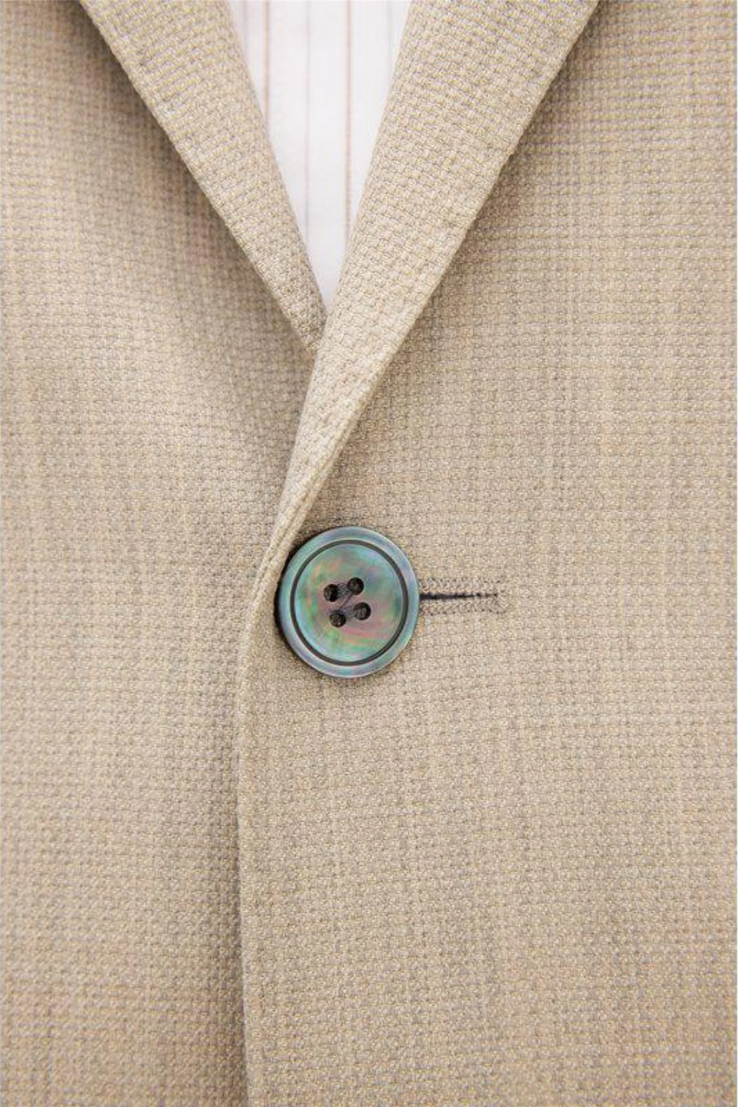 Fogerty Regular Fit Wool Blazer Box Beige - Image 2