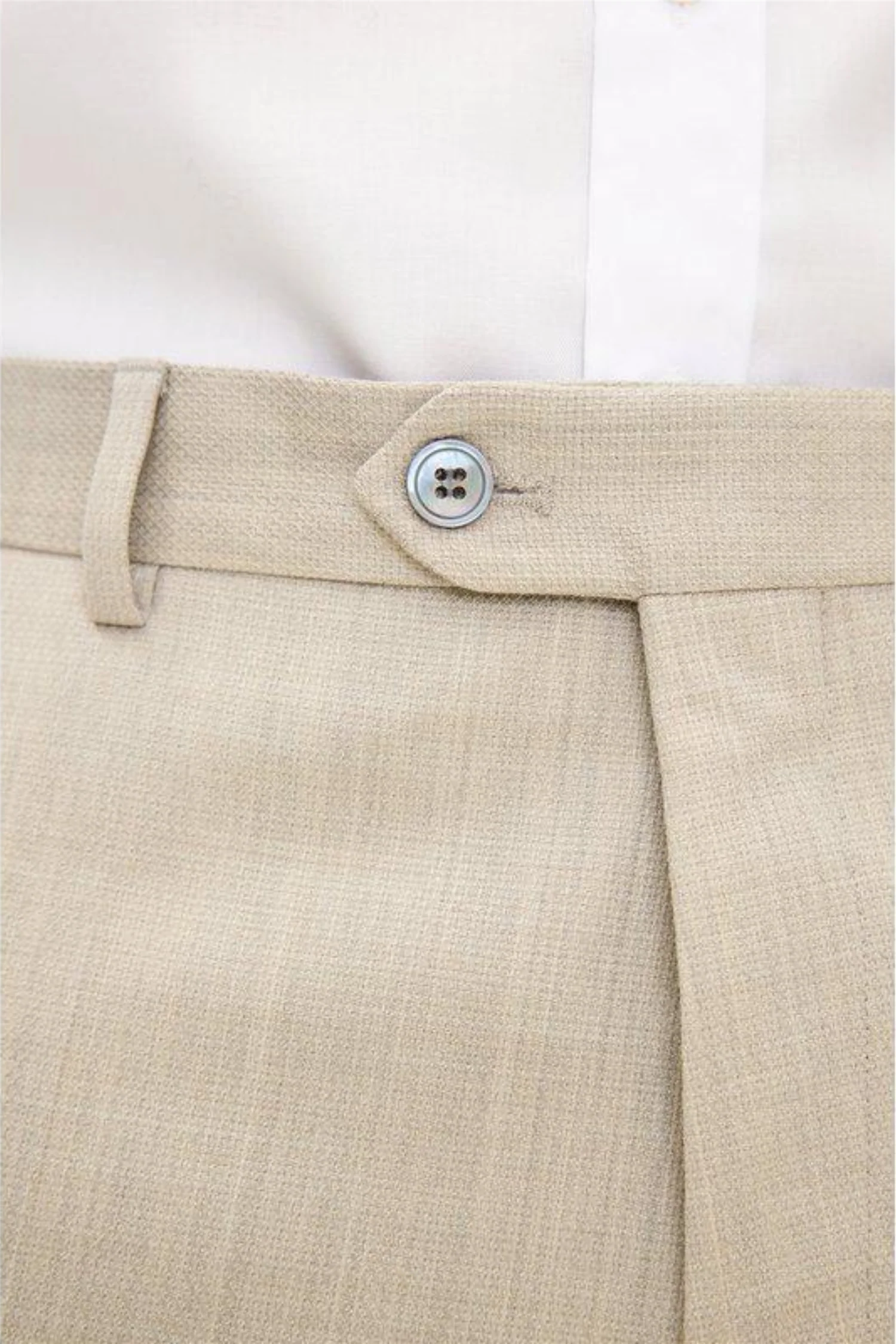 Dandy Wool Trousers Box Beige - Image 4