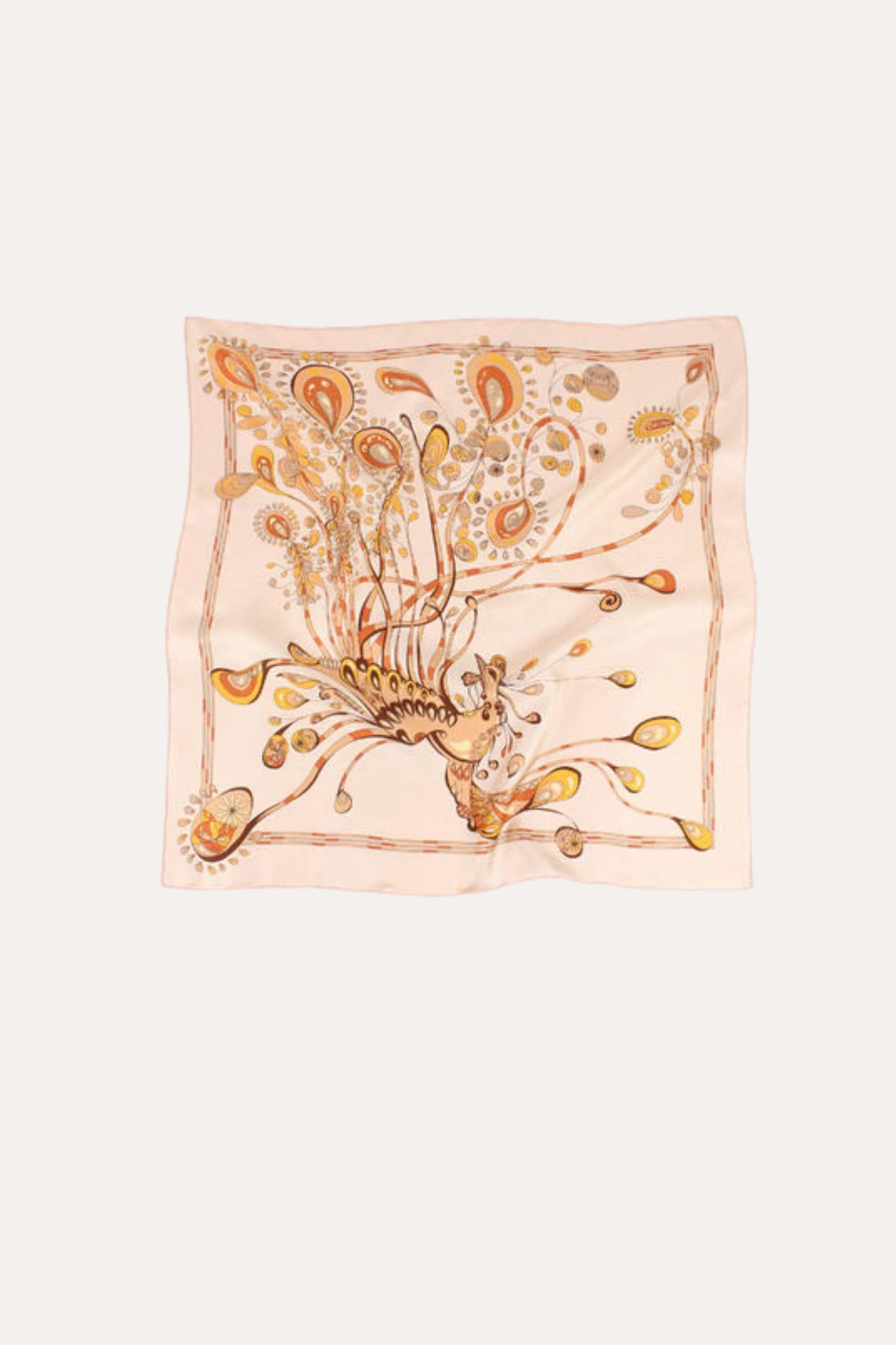 Sonja silkeskjerf - Rosa - Image 3