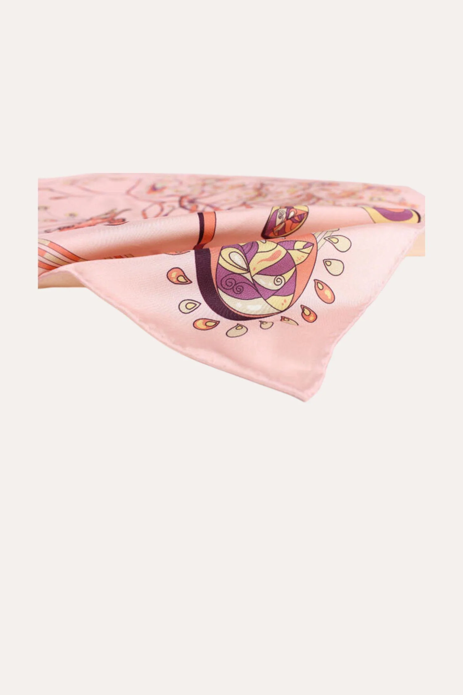 Sonja silkeskjerf - Rosa - Image 4