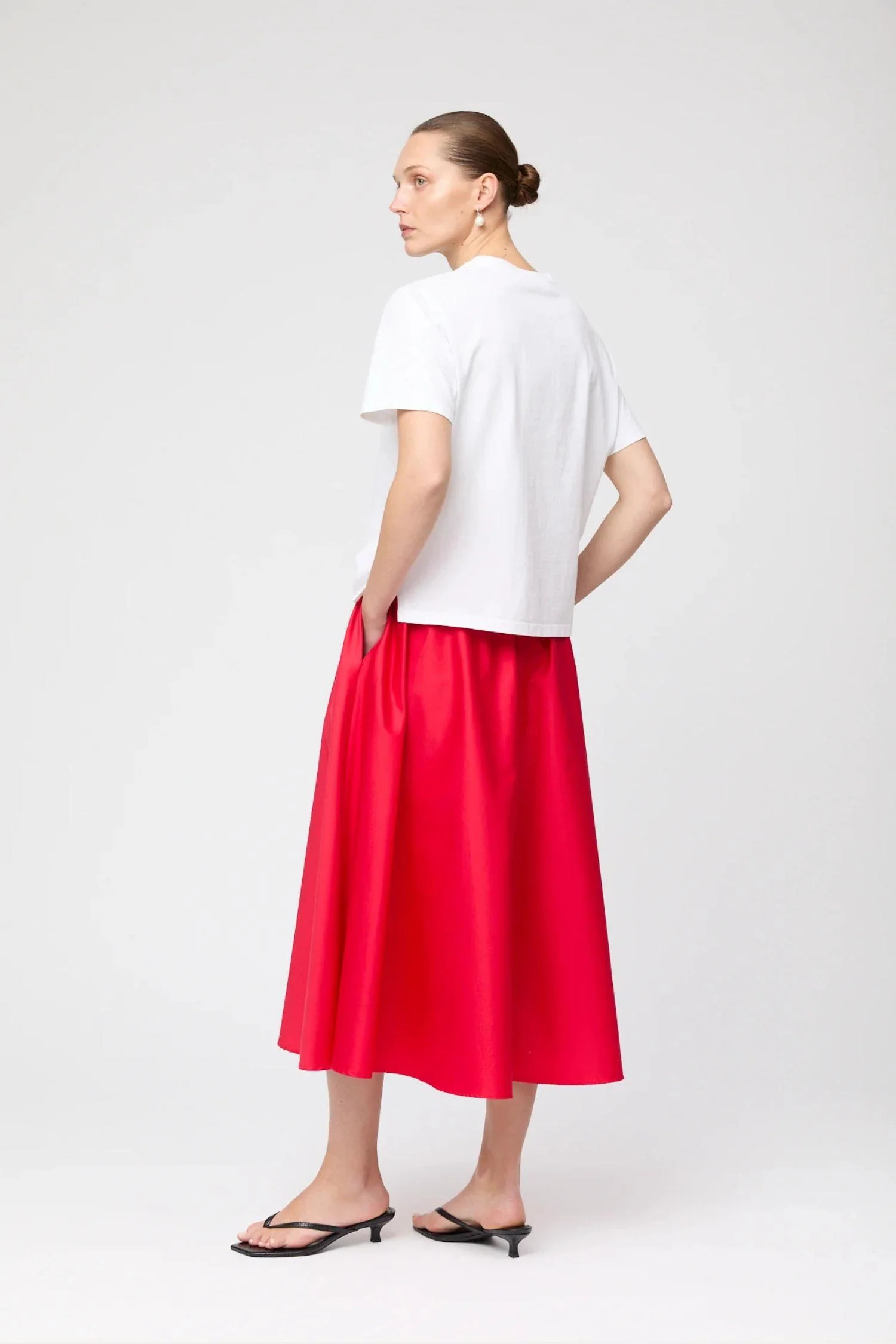 Isabella Skirt- Vivid Red - Image 2