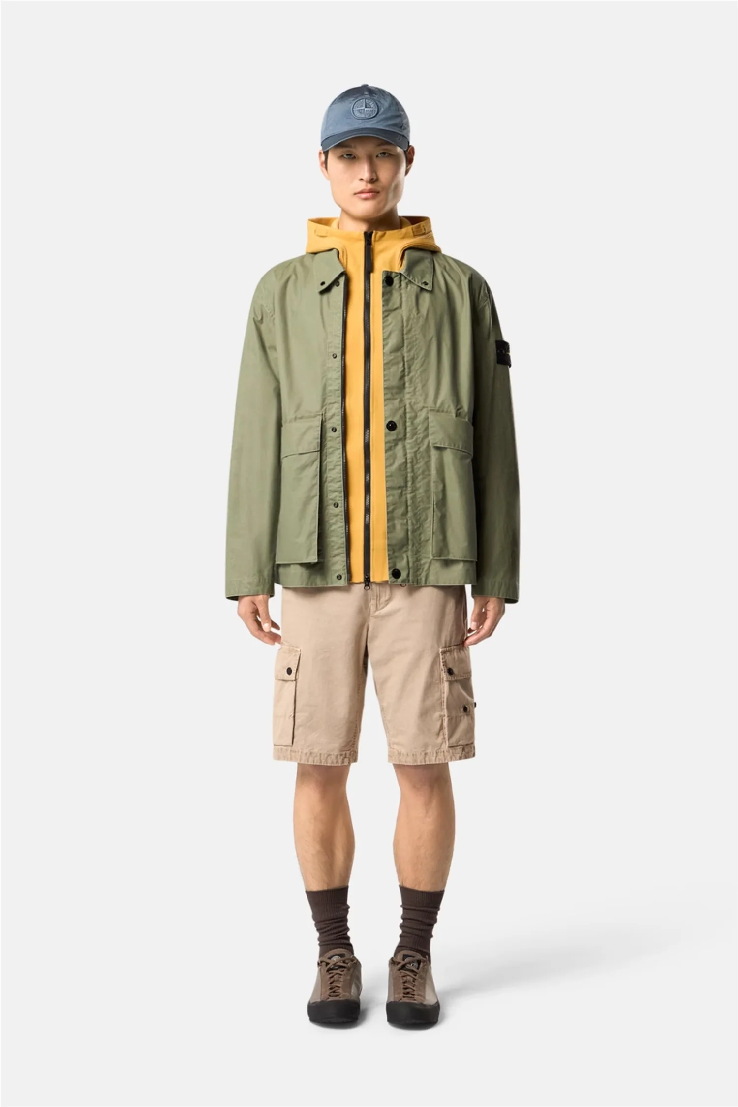 4100054 Waxed Pigment Cotton Tela Military Green - Image 4