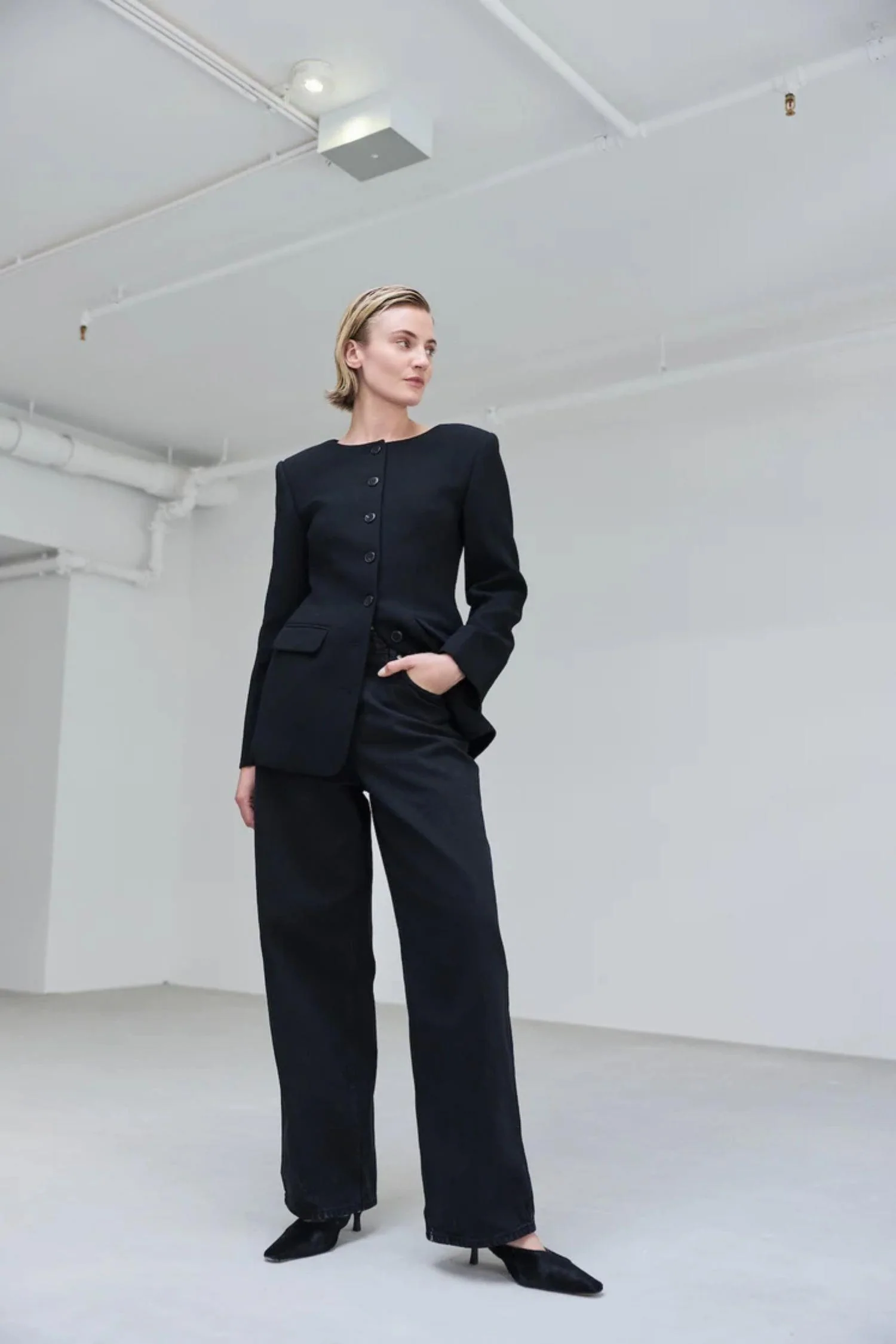 Loose Pant- Black - Image 2