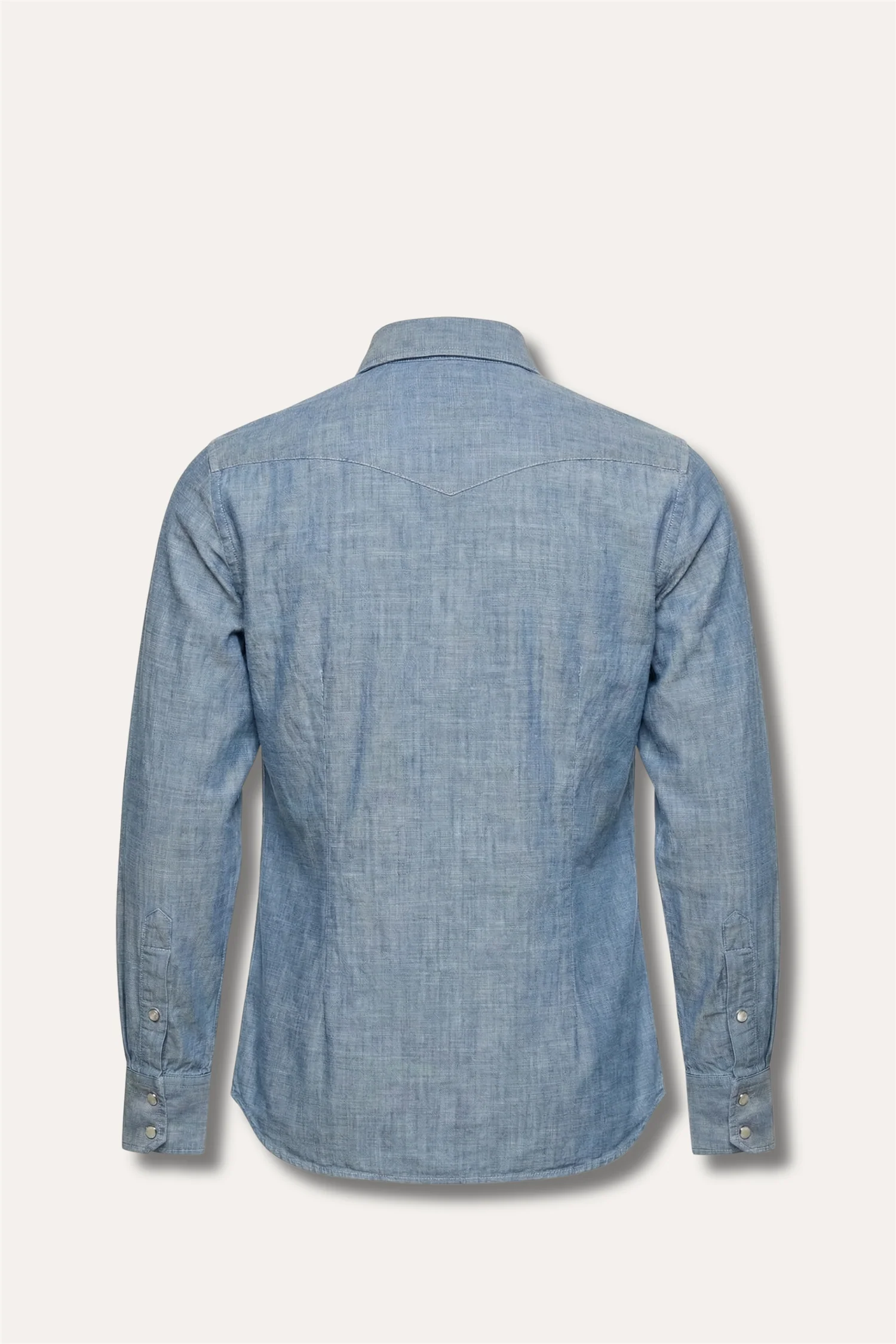 Dandylife Denim Western Shirt Blue - Image 2