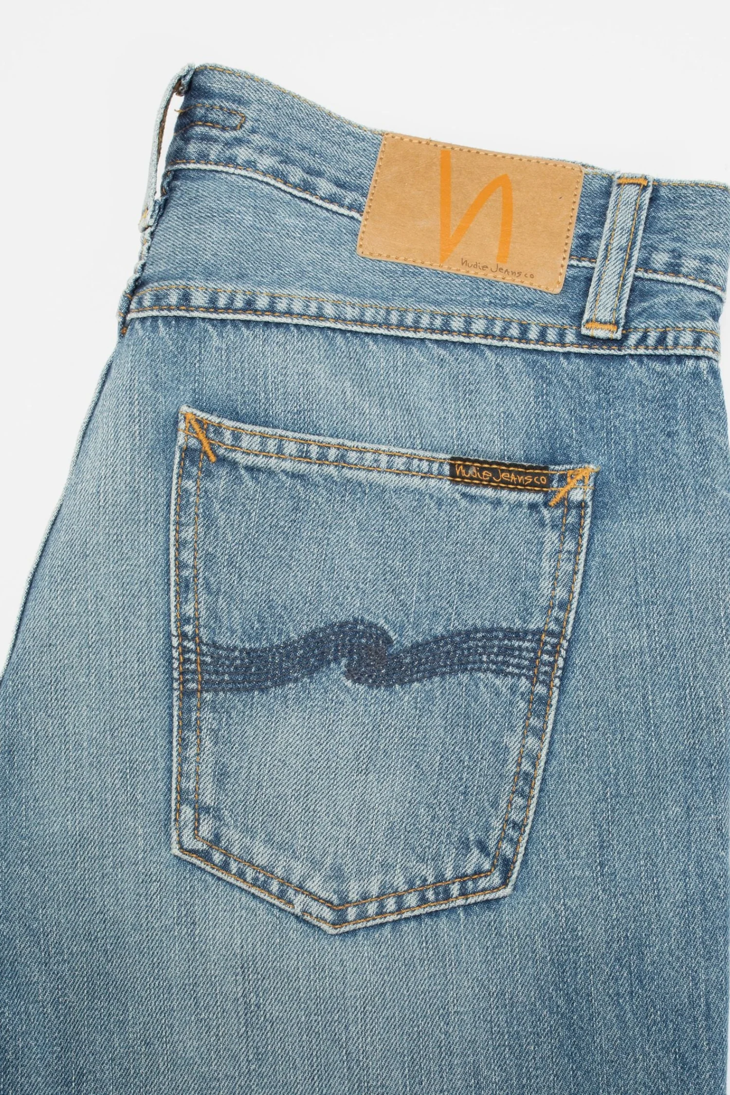 Gritty Jackson Straight Fit Jeans Cool Blue - Image 4