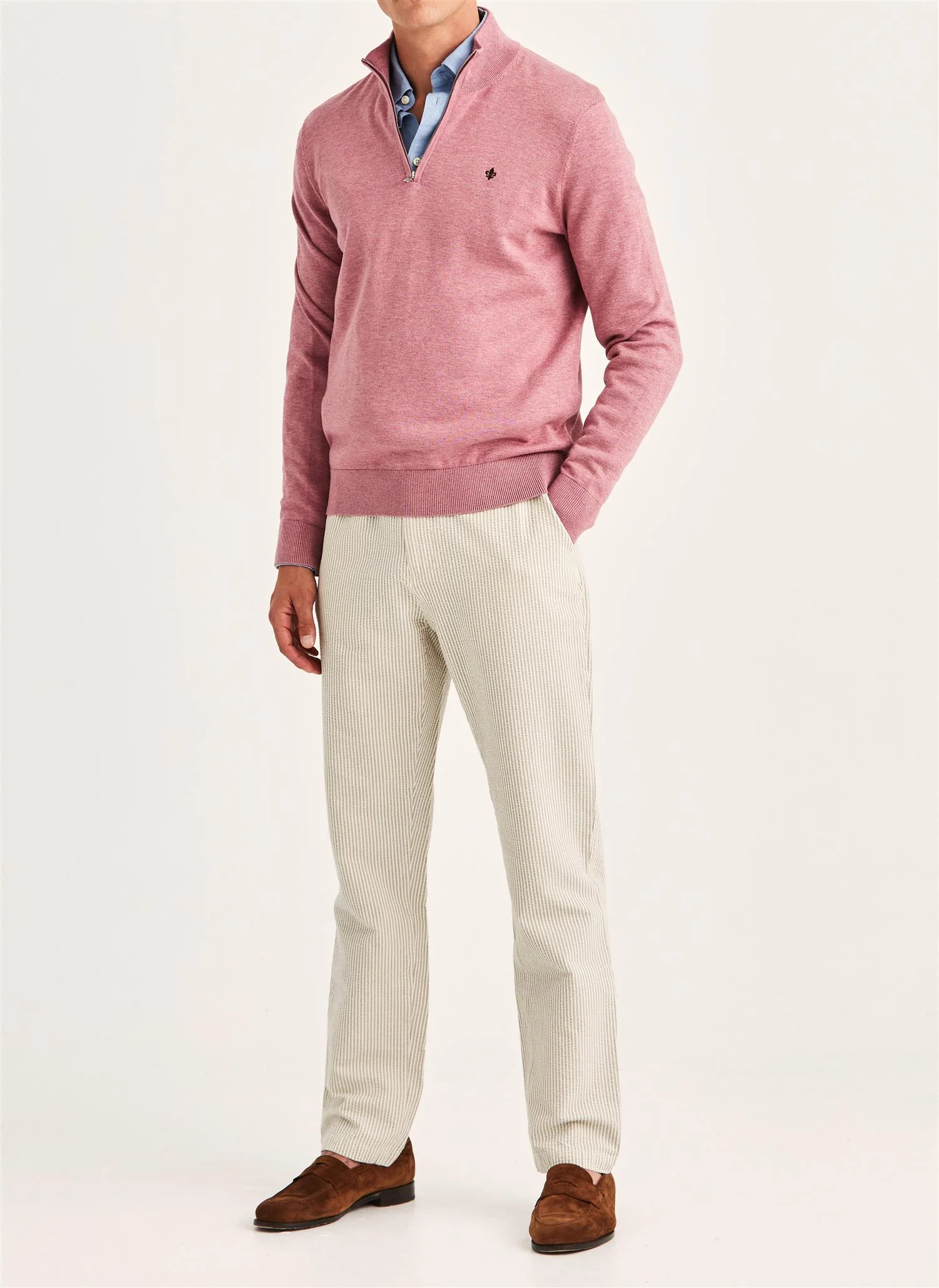 Riley Half Zip Pink - Image 3