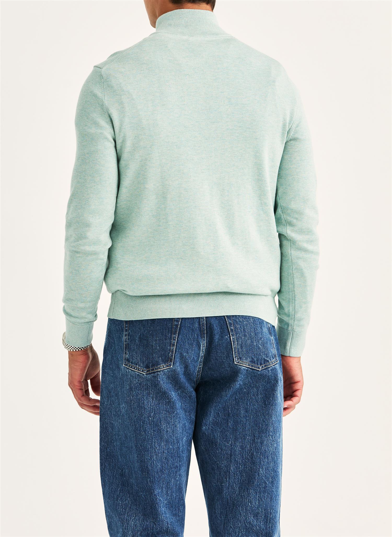 Riley Half Zip Green - Image 2