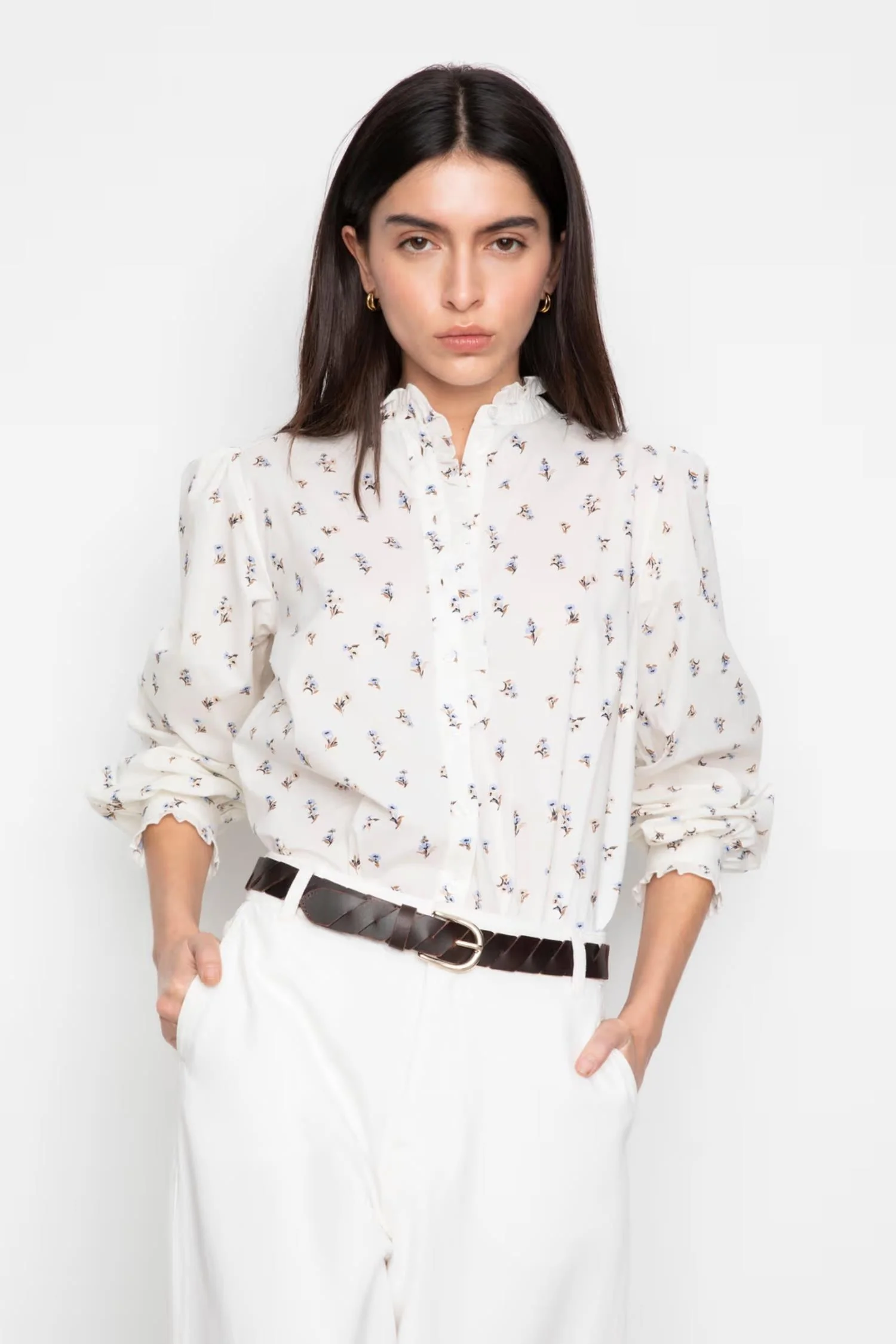 Emily blouse - White anemone - Image 2