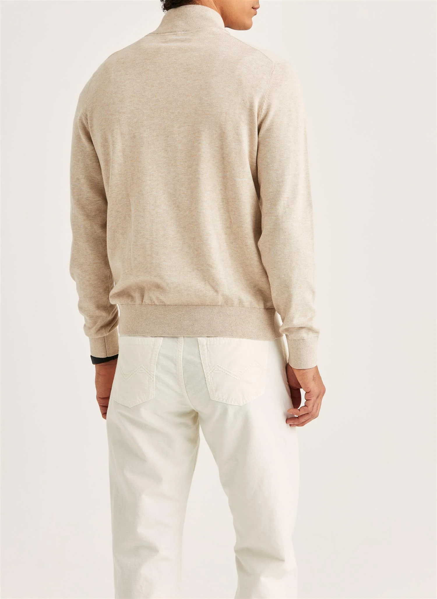 Riley Half Zip Khaki - Image 2