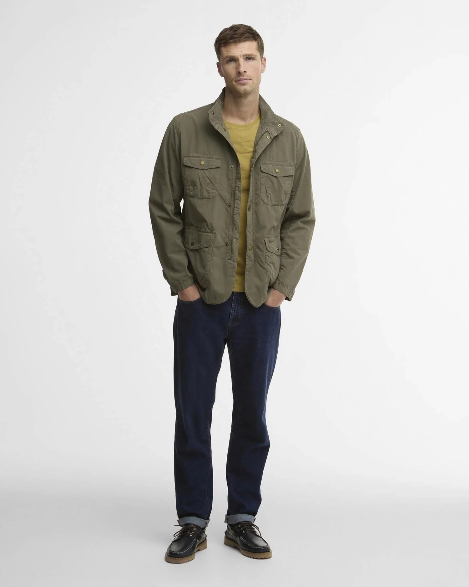 Ogston Casual Jacket Dusty Olive - Image 4