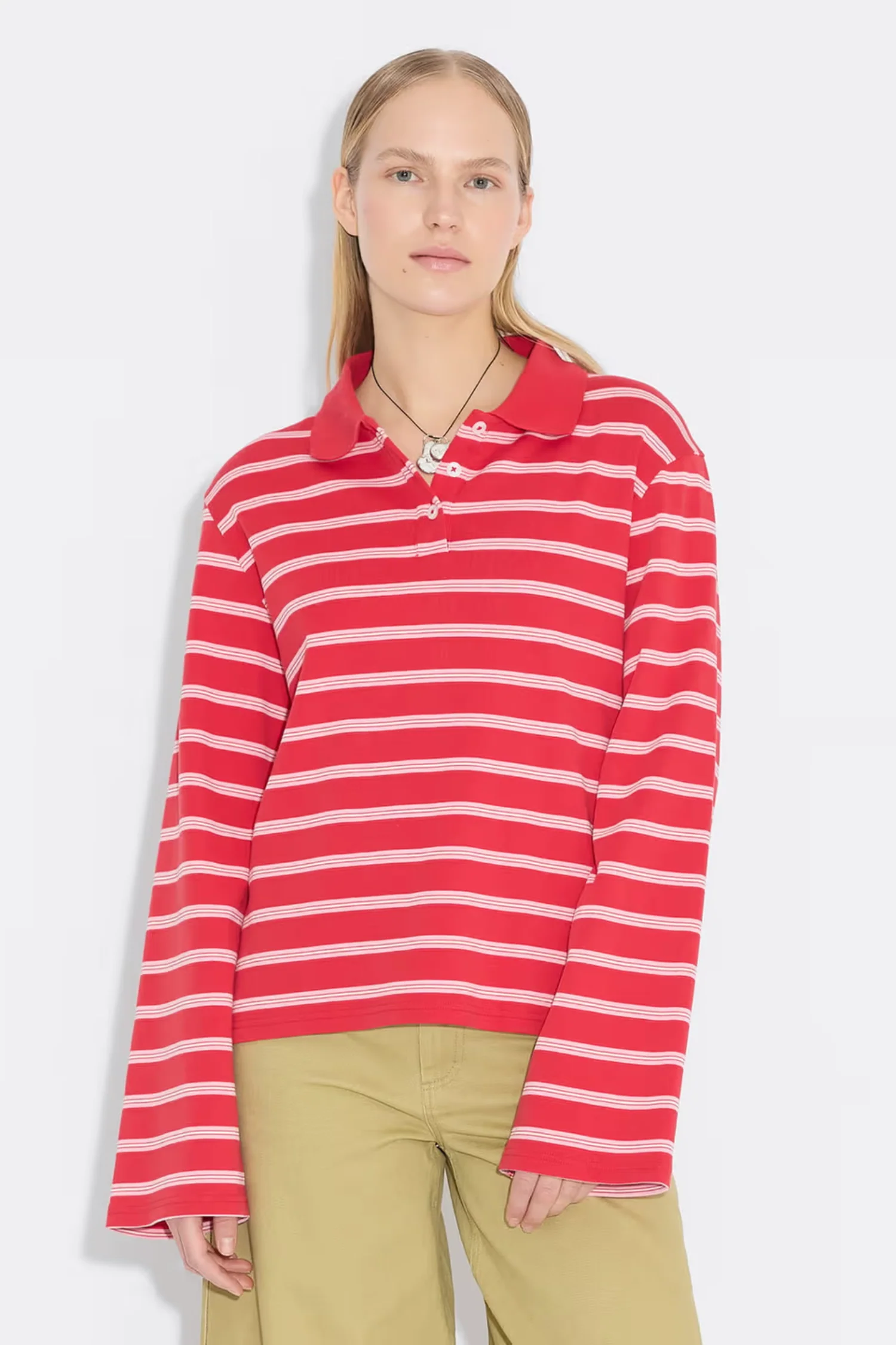Sunny Polo - Red Stripe - Image 2