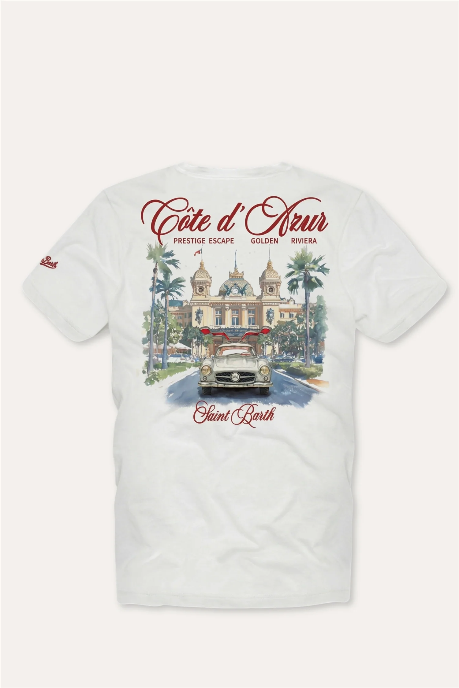 T-Shirt Cote Azure White - Image 2