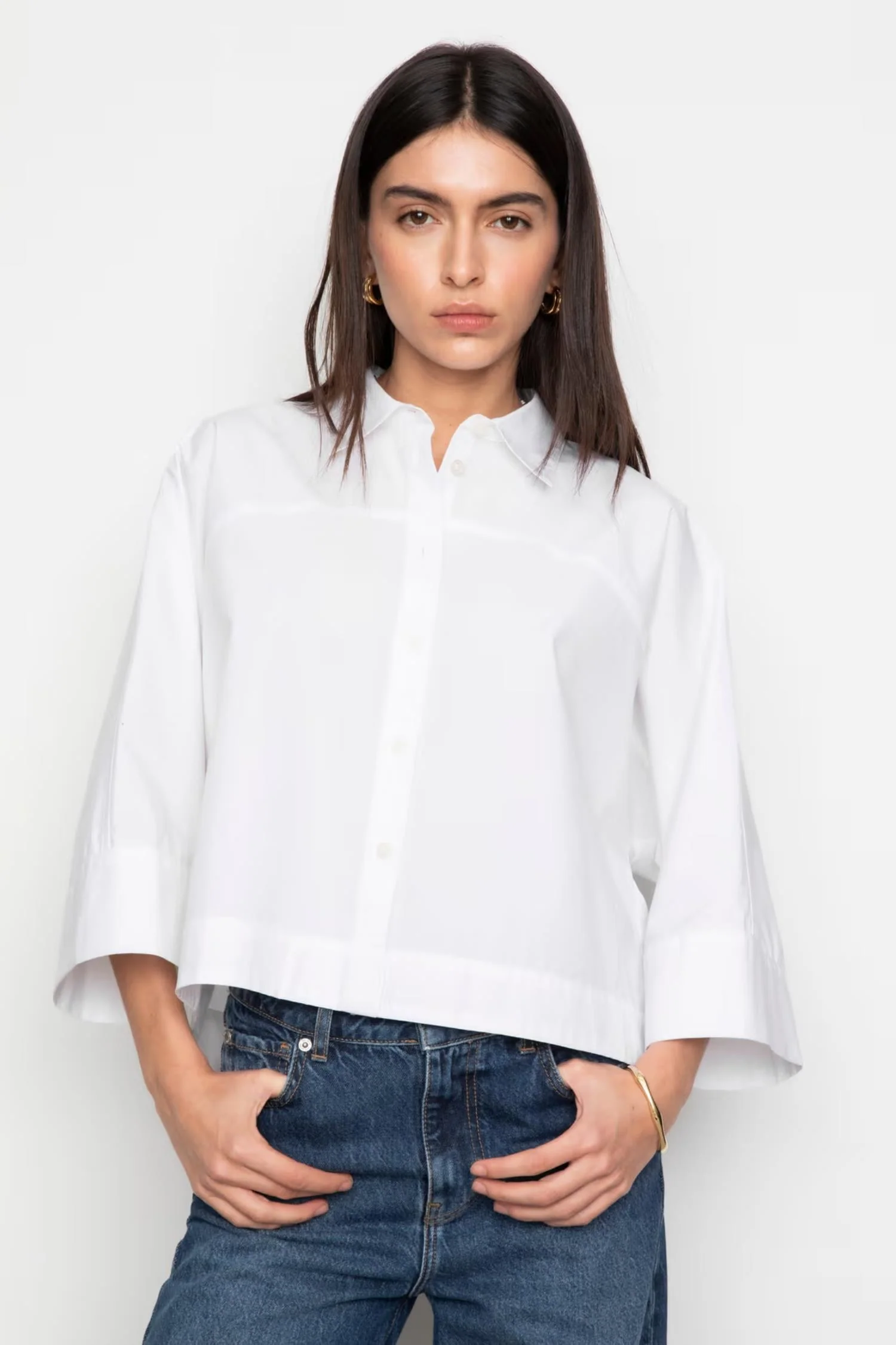 Iona shirt - 1005 White - Image 2