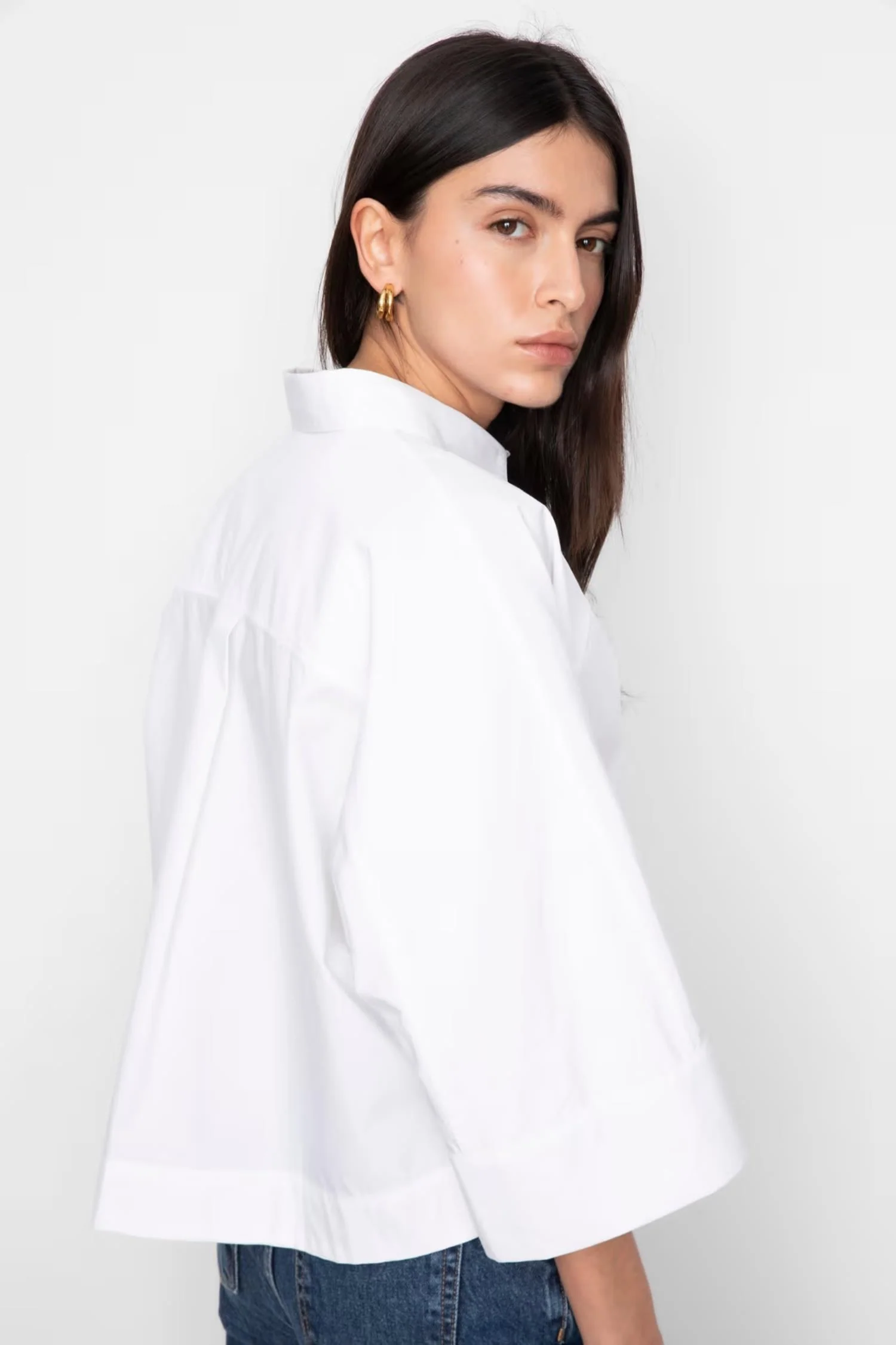 Iona shirt - 1005 White - Image 3