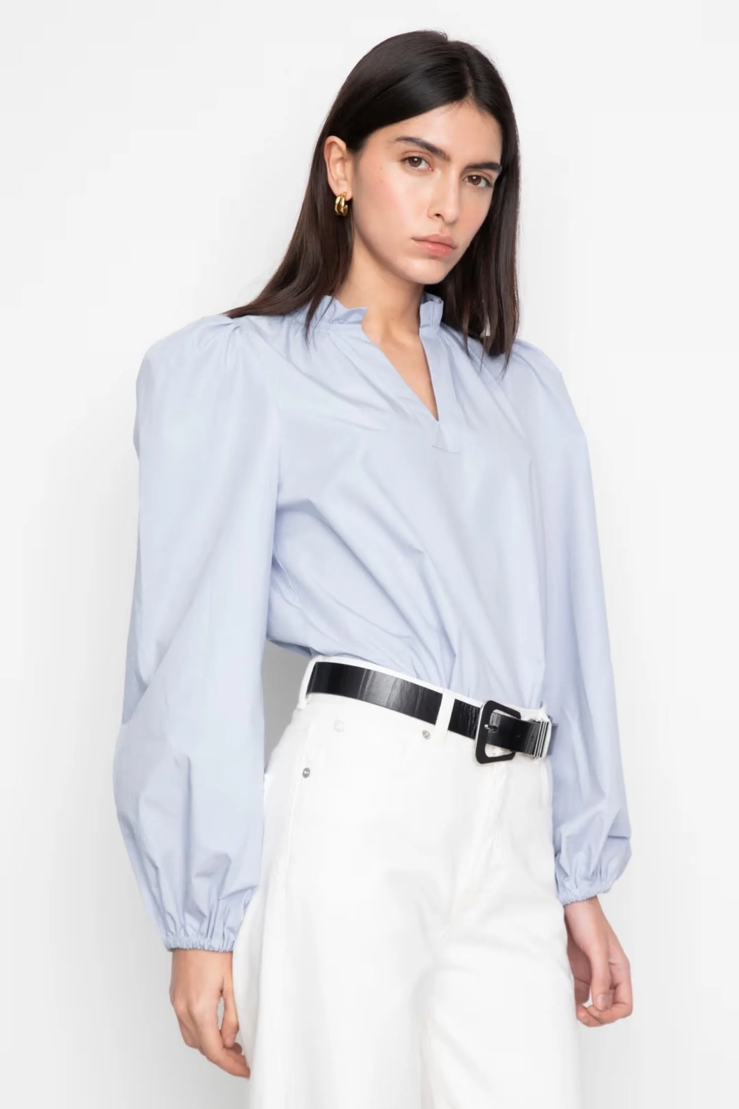 Infinity Blouse- Light blue - Image 3