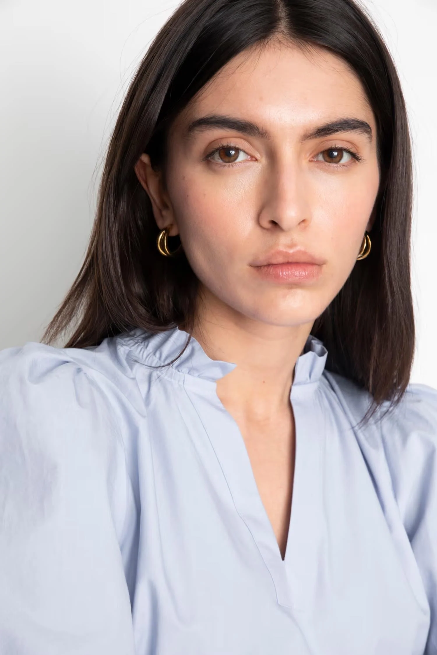 Infinity Blouse- Light blue - Image 4