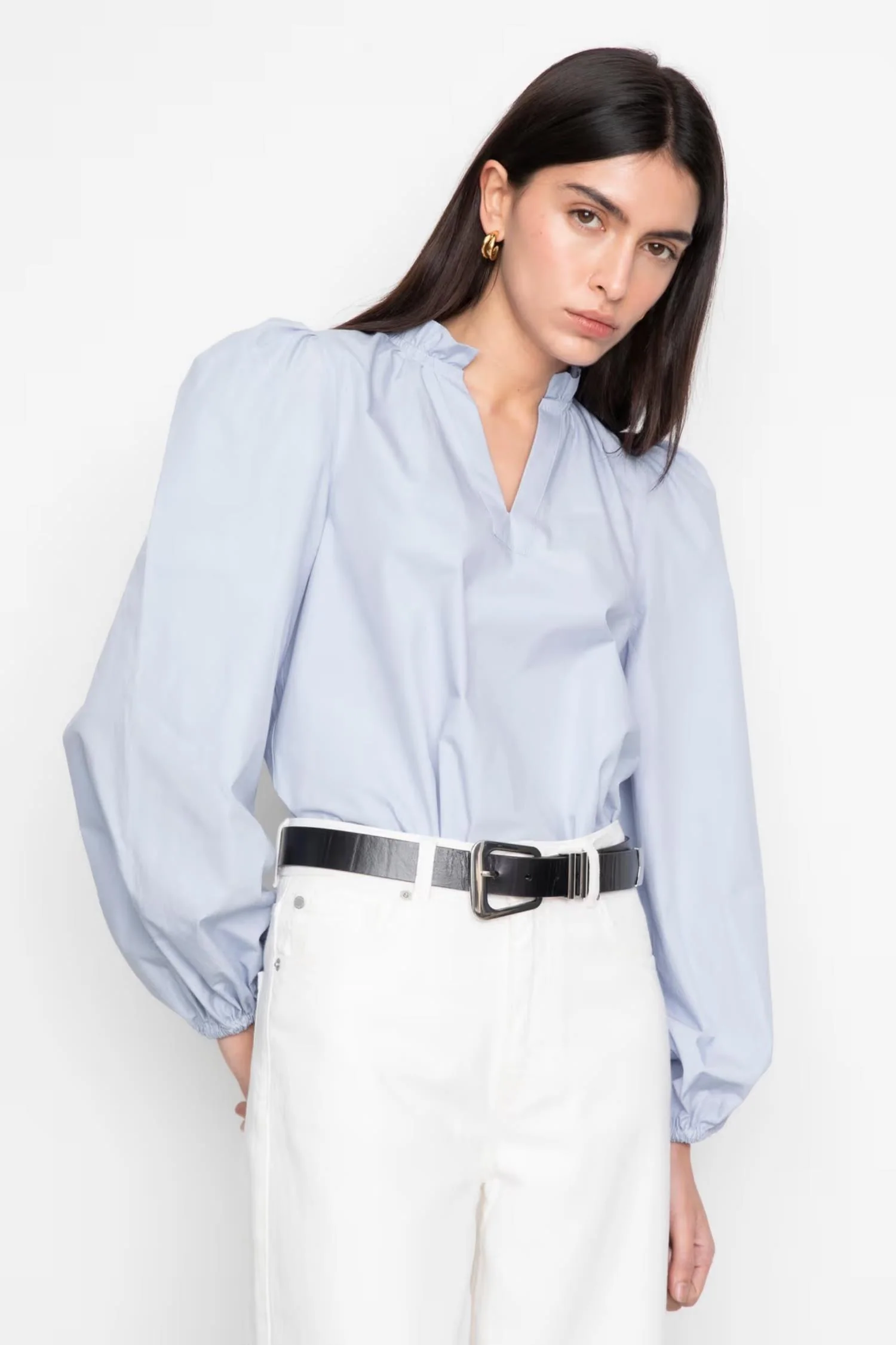Infinity Blouse- Light blue - Image 5