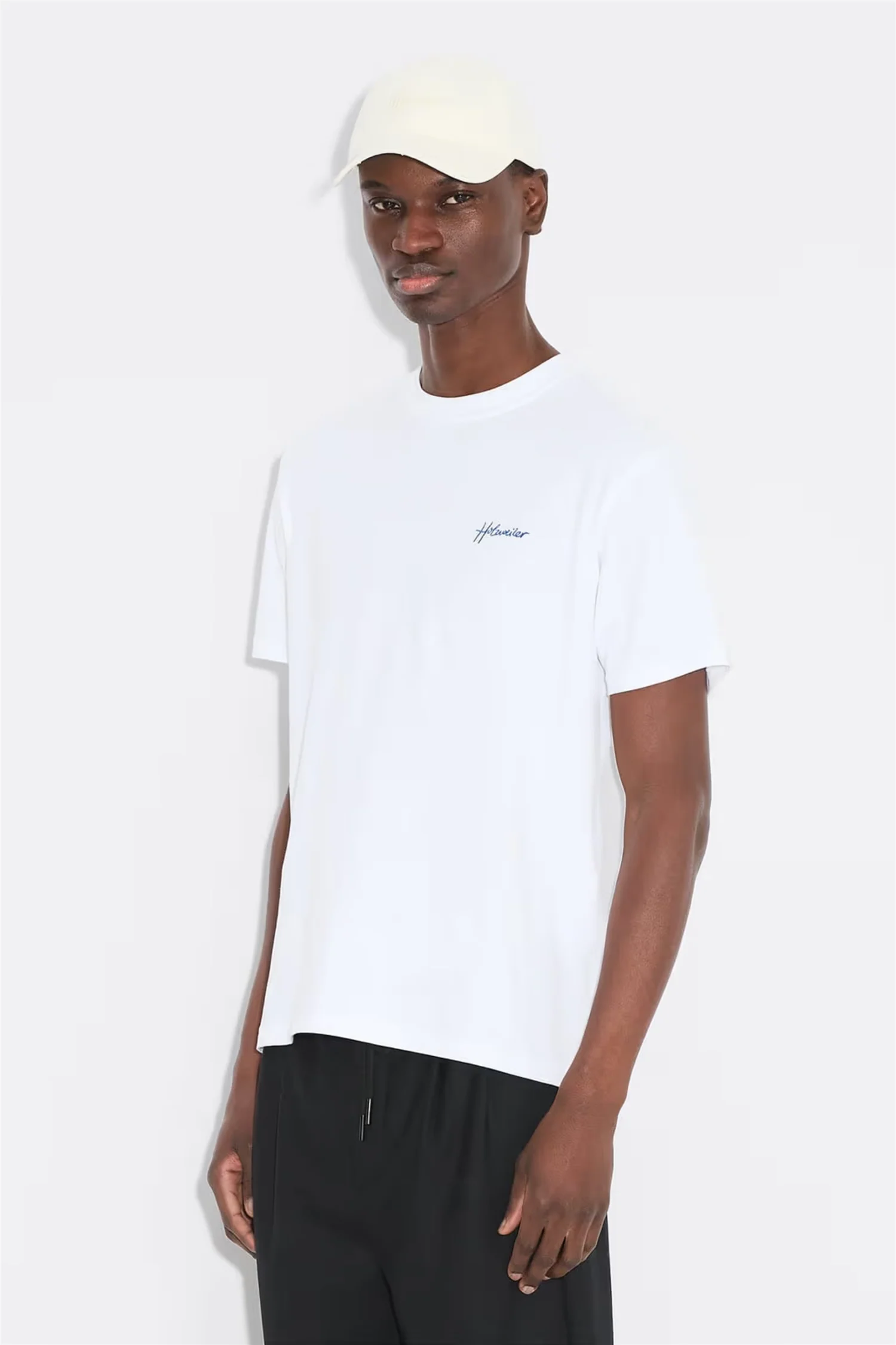 Tucker Embroidery Tee White - Image 2