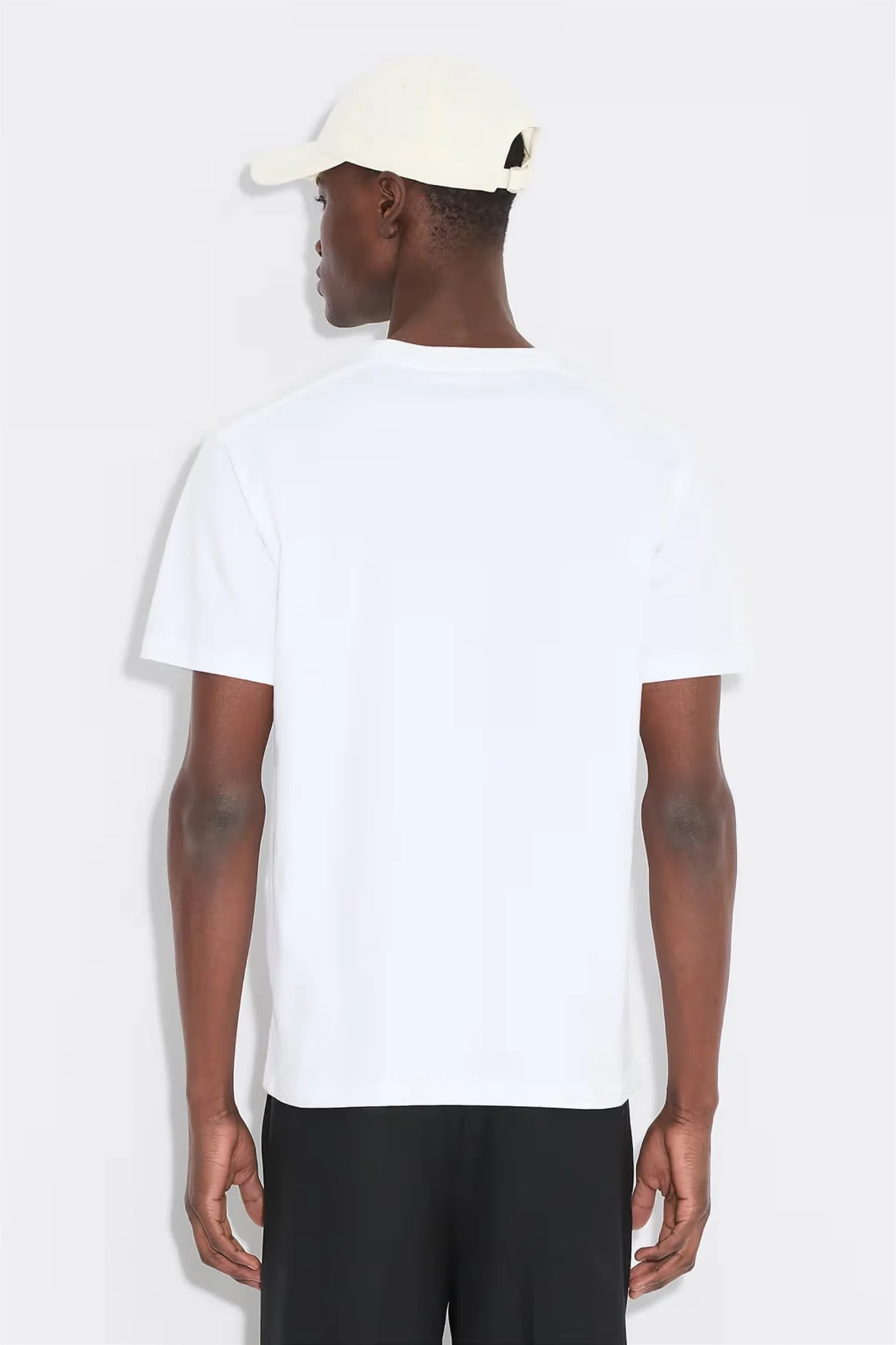 Tucker Embroidery Tee White - Image 3