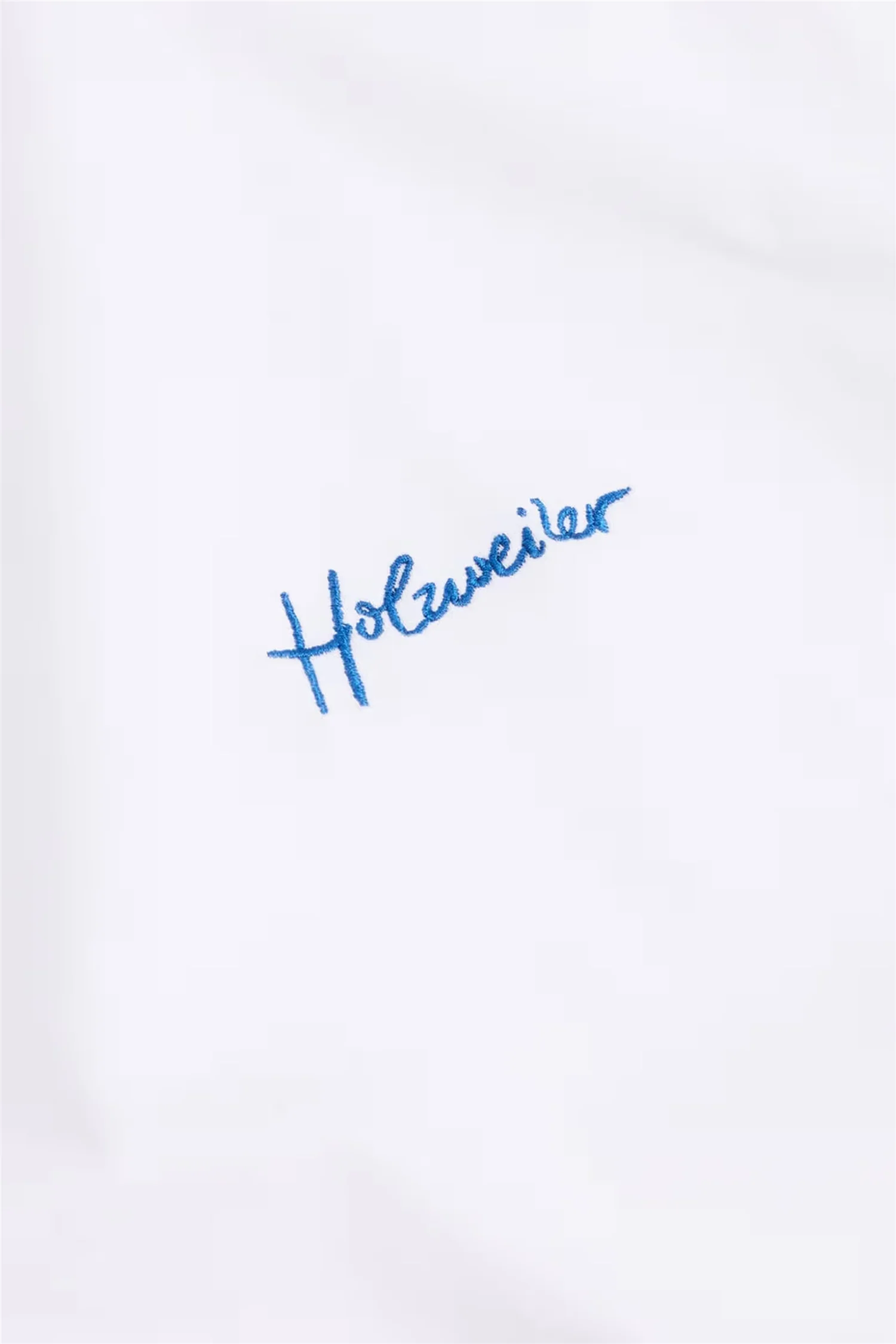 Tucker Embroidery Tee White - Image 4
