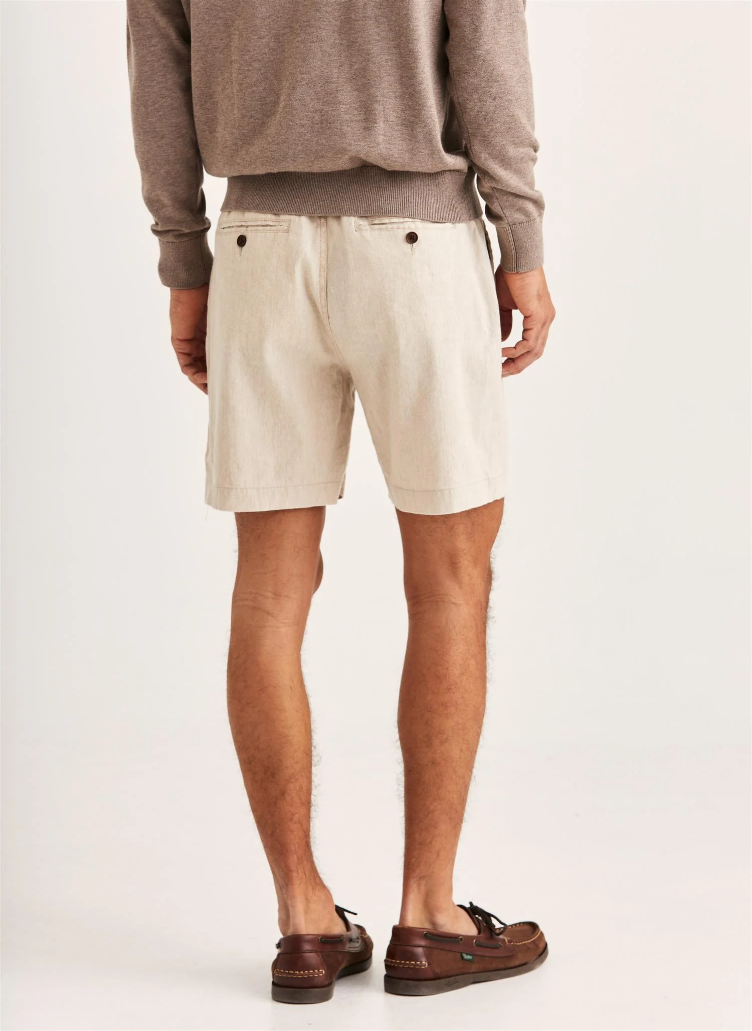 Fenix Linen Shorts Sand - Image 2