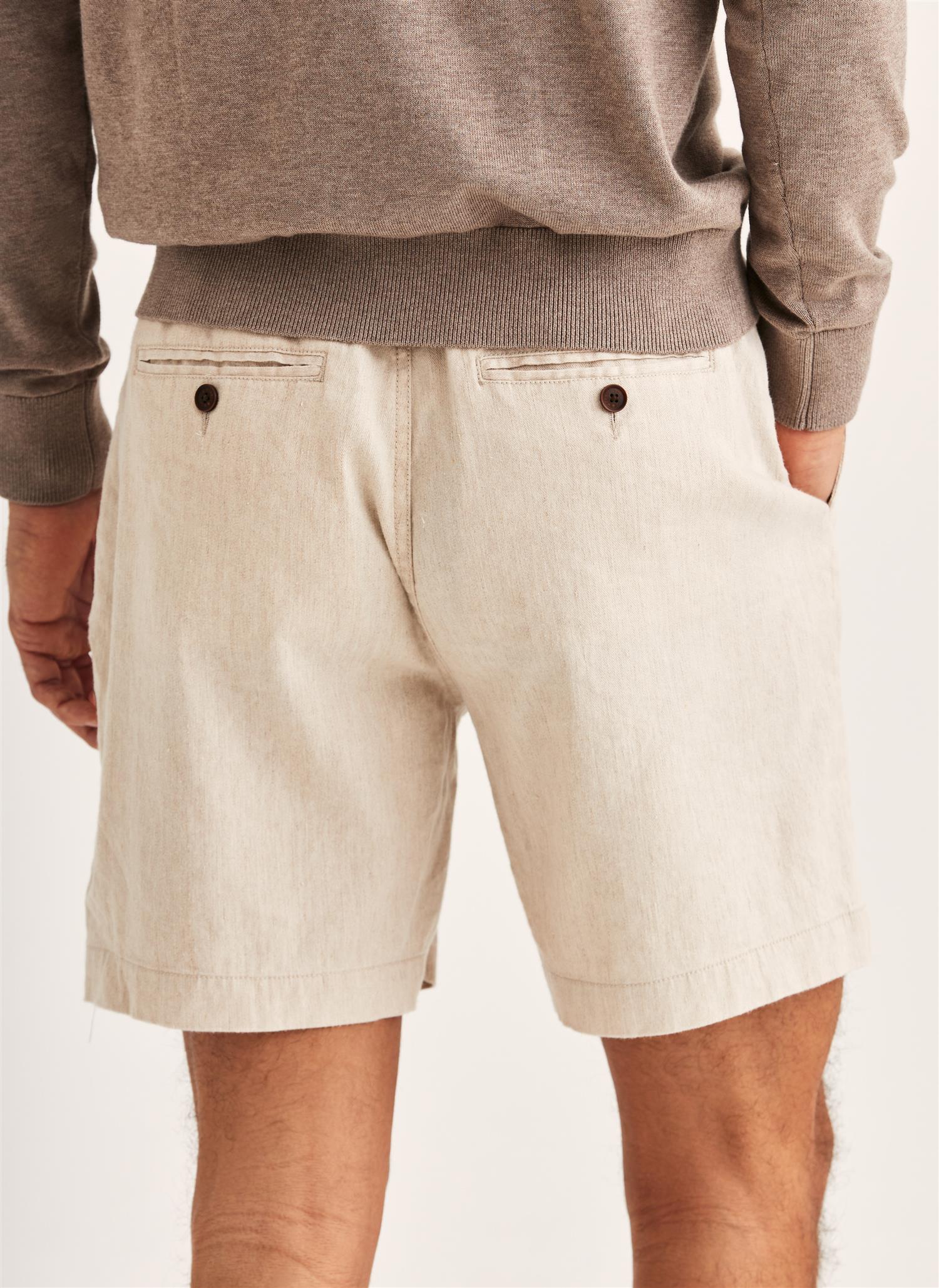 Fenix Linen Shorts Sand - Image 8