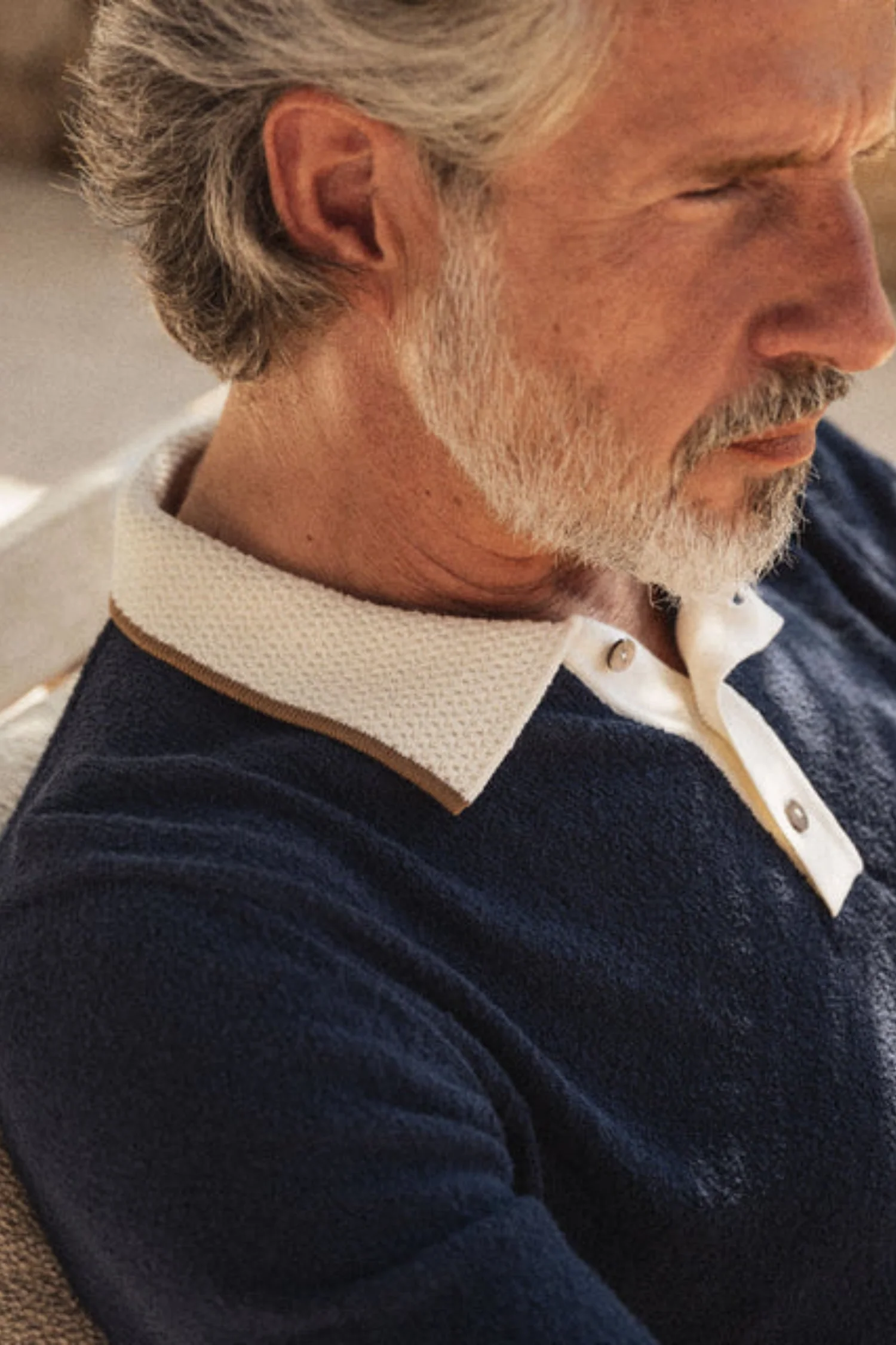 Francesco Polo SS Knit Estate Blue - Image 3