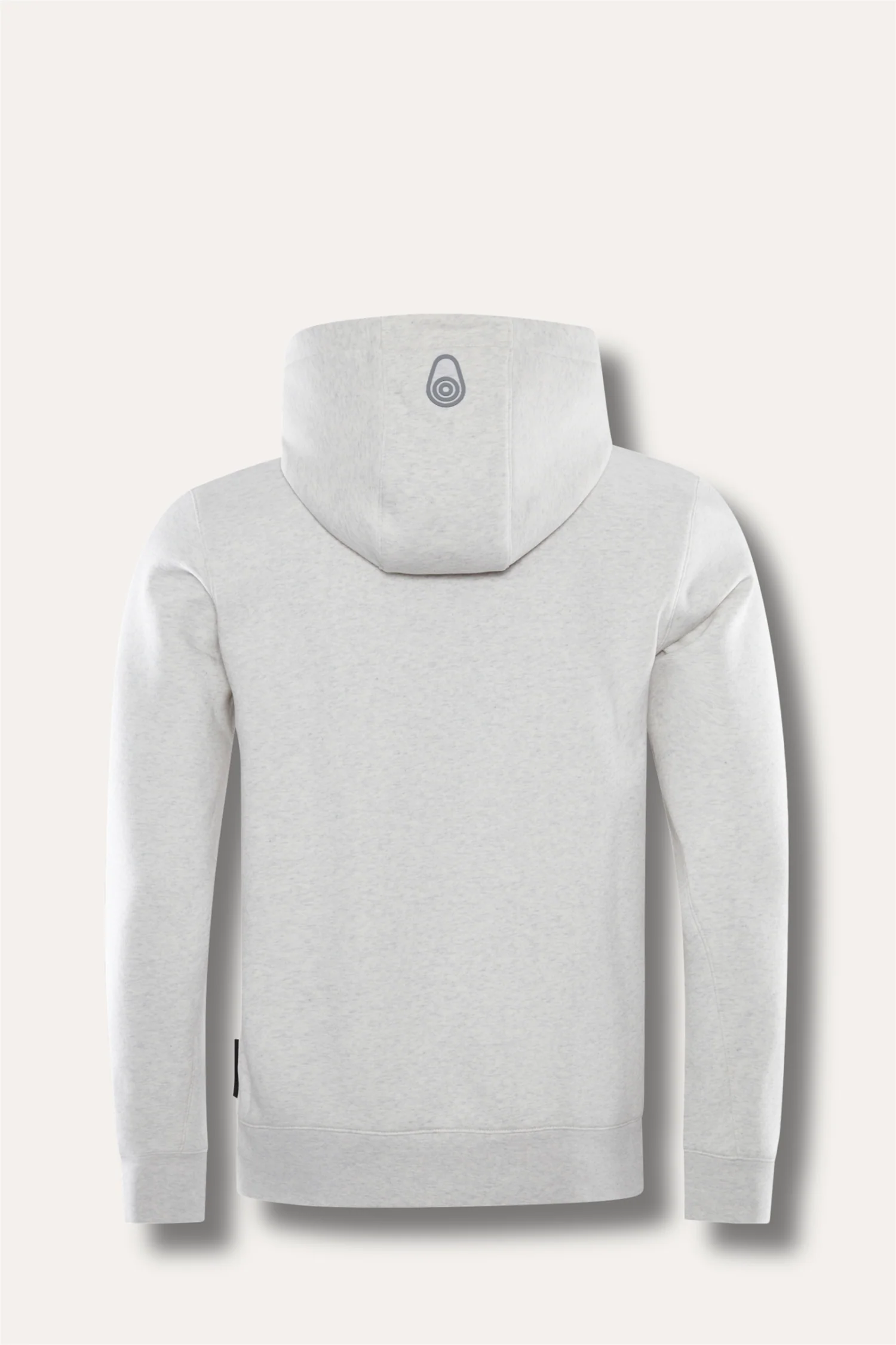 Bowman Logo Hood Light Grey Melange - Image 2