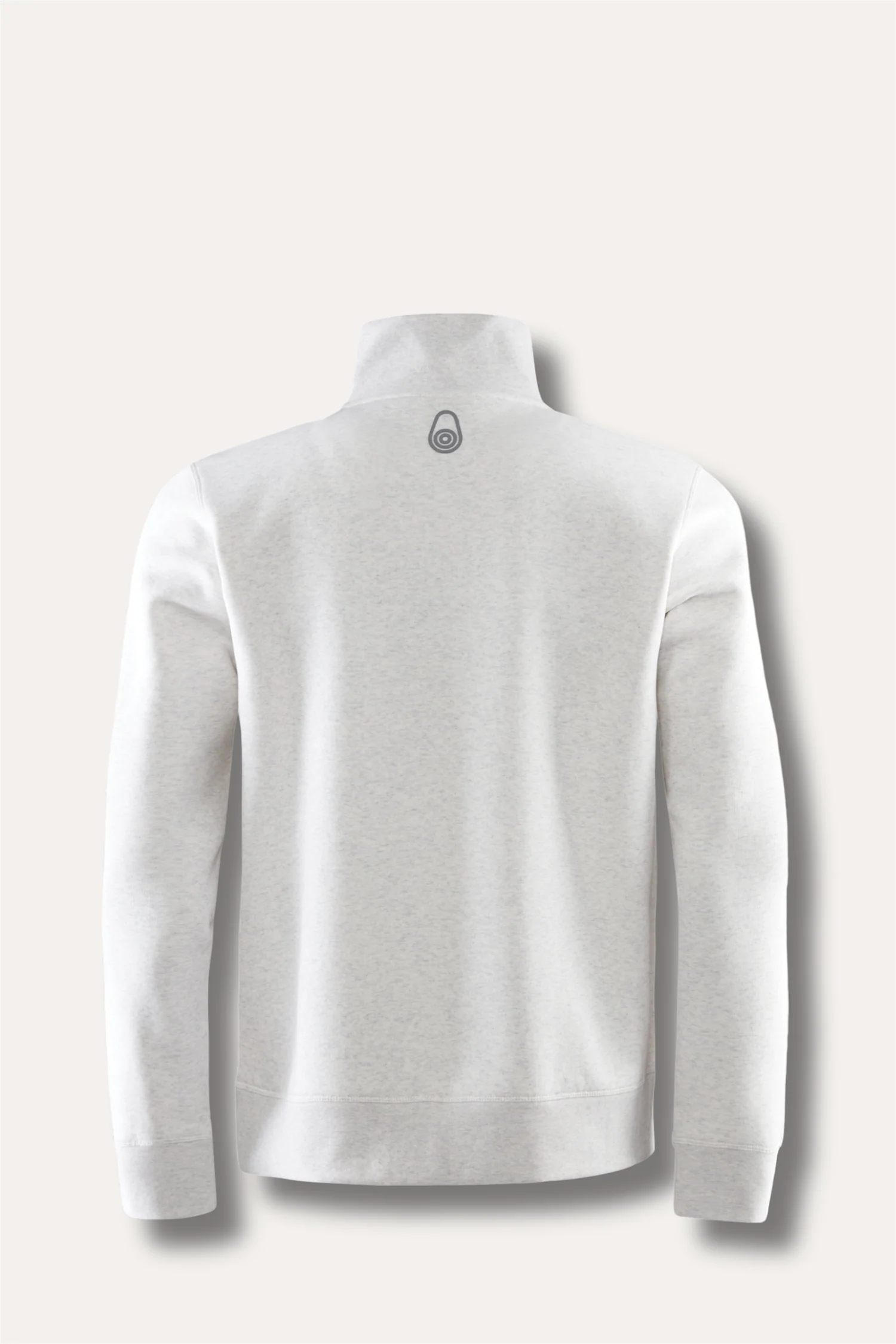 Bowman Logo T-Neck Light Grey Melange - Image 2