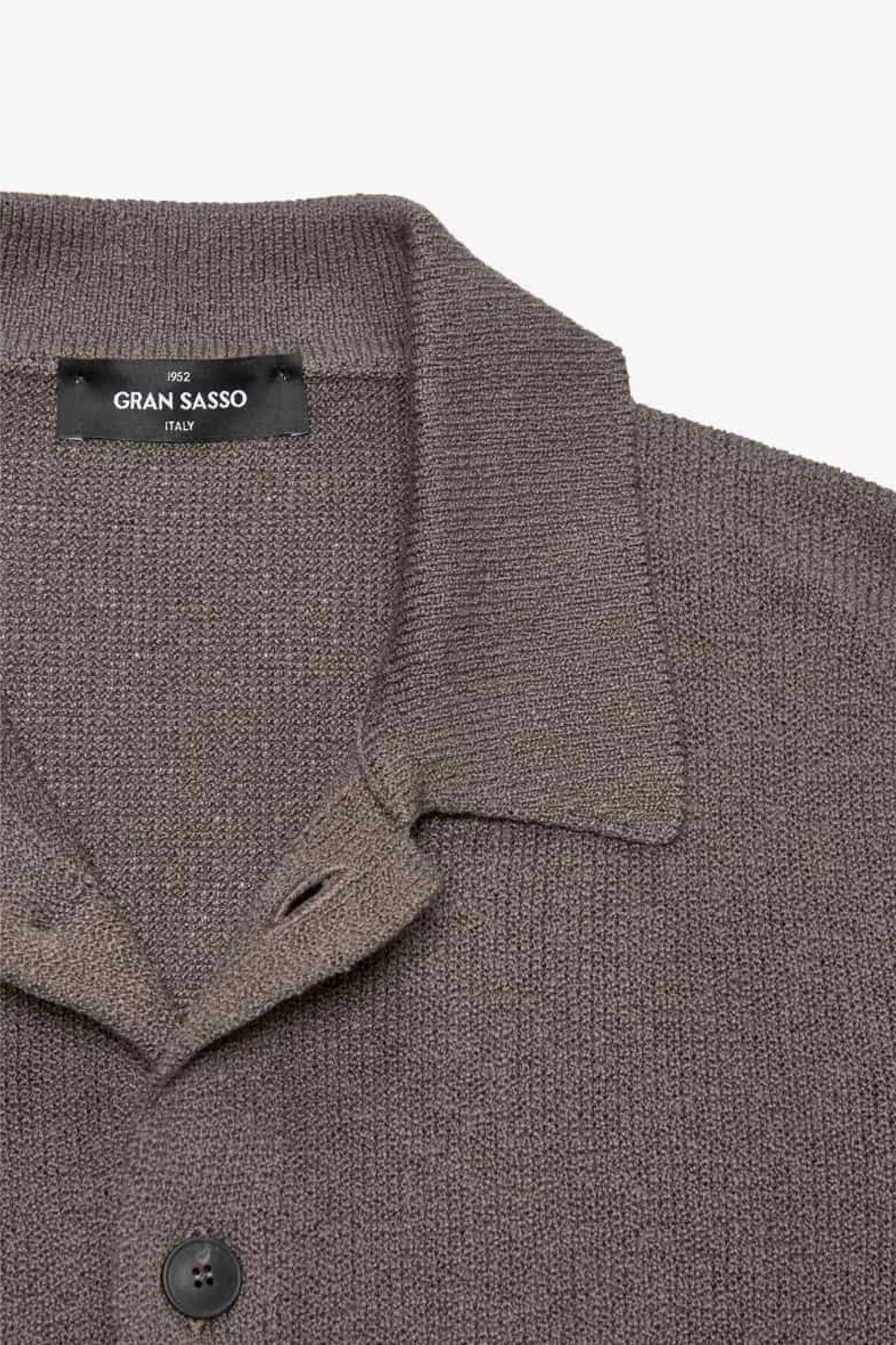 Cashmere/Cotton Cardigan Brown - Image 3