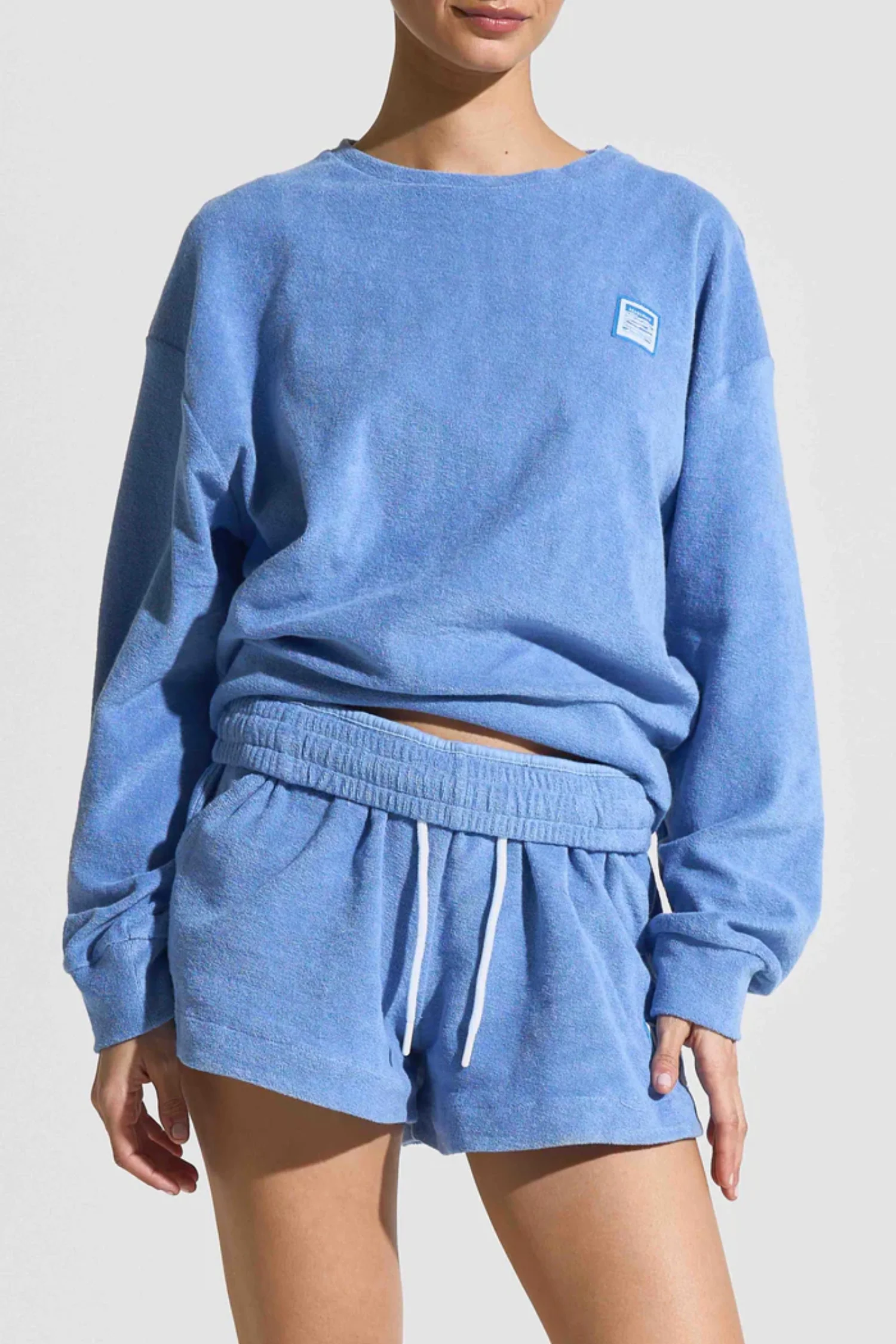 Terry Shorts - Sky Blue - Image 2