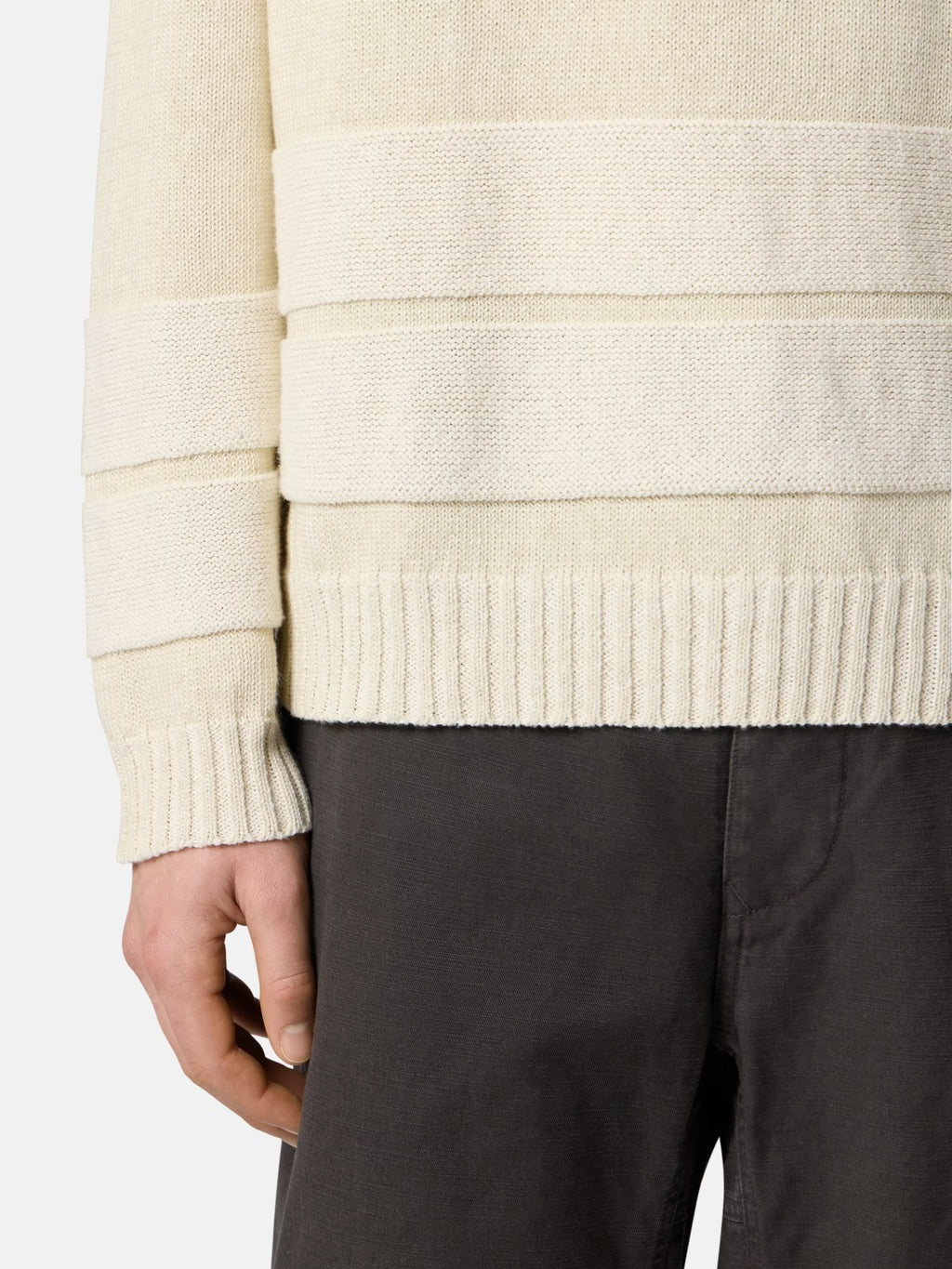5100043 Raw Hand Organic Cotton + Linen_S.I. Marina Ivory Melange - Image 3