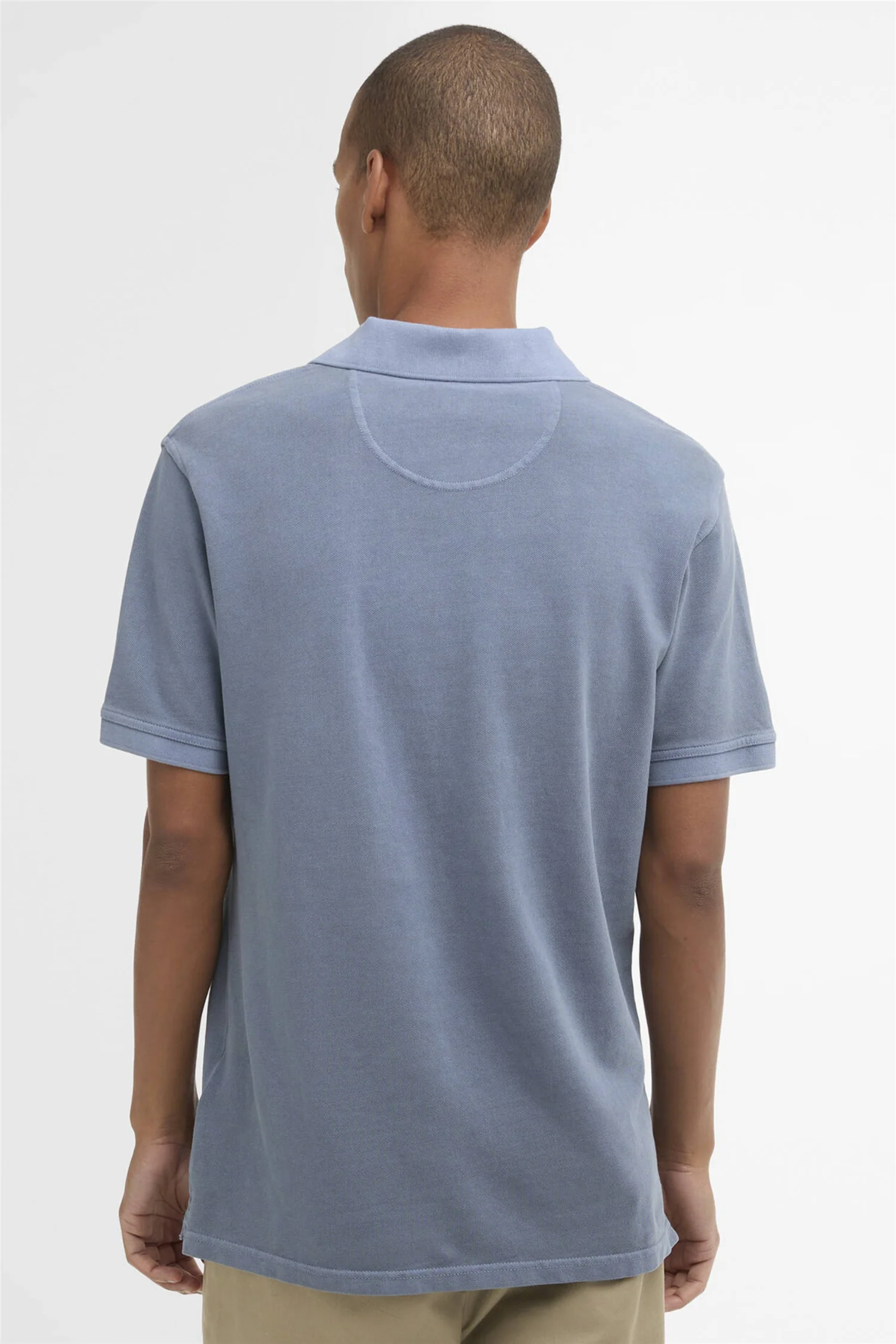 Tartan Polo Washed Blue - Image 4
