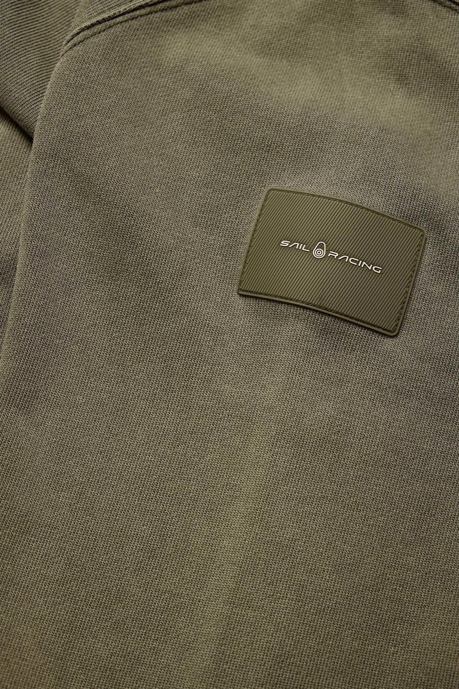 Wind Pigment Sweater Mud Green - Image 5