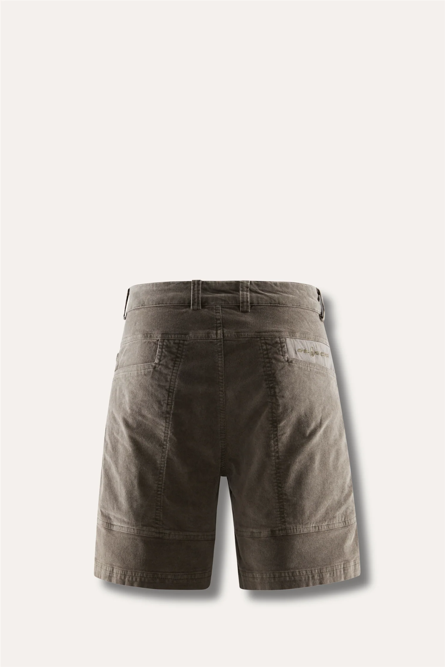 Grinder Corduroy Shorts Mud Green - Image 2